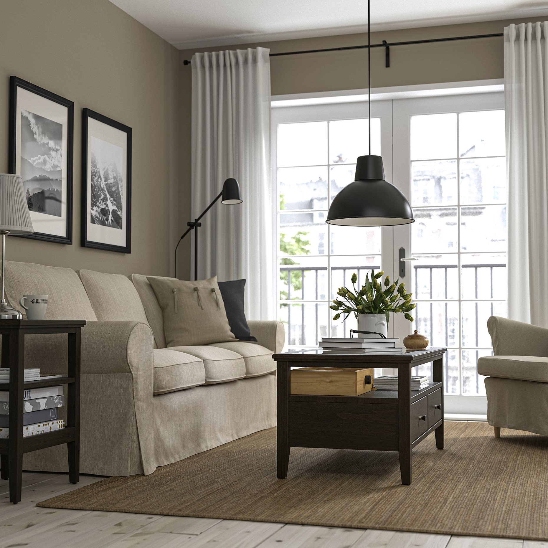 IDANÄS, τραπέζι μέσης, 107x55 cm, 804.878.70