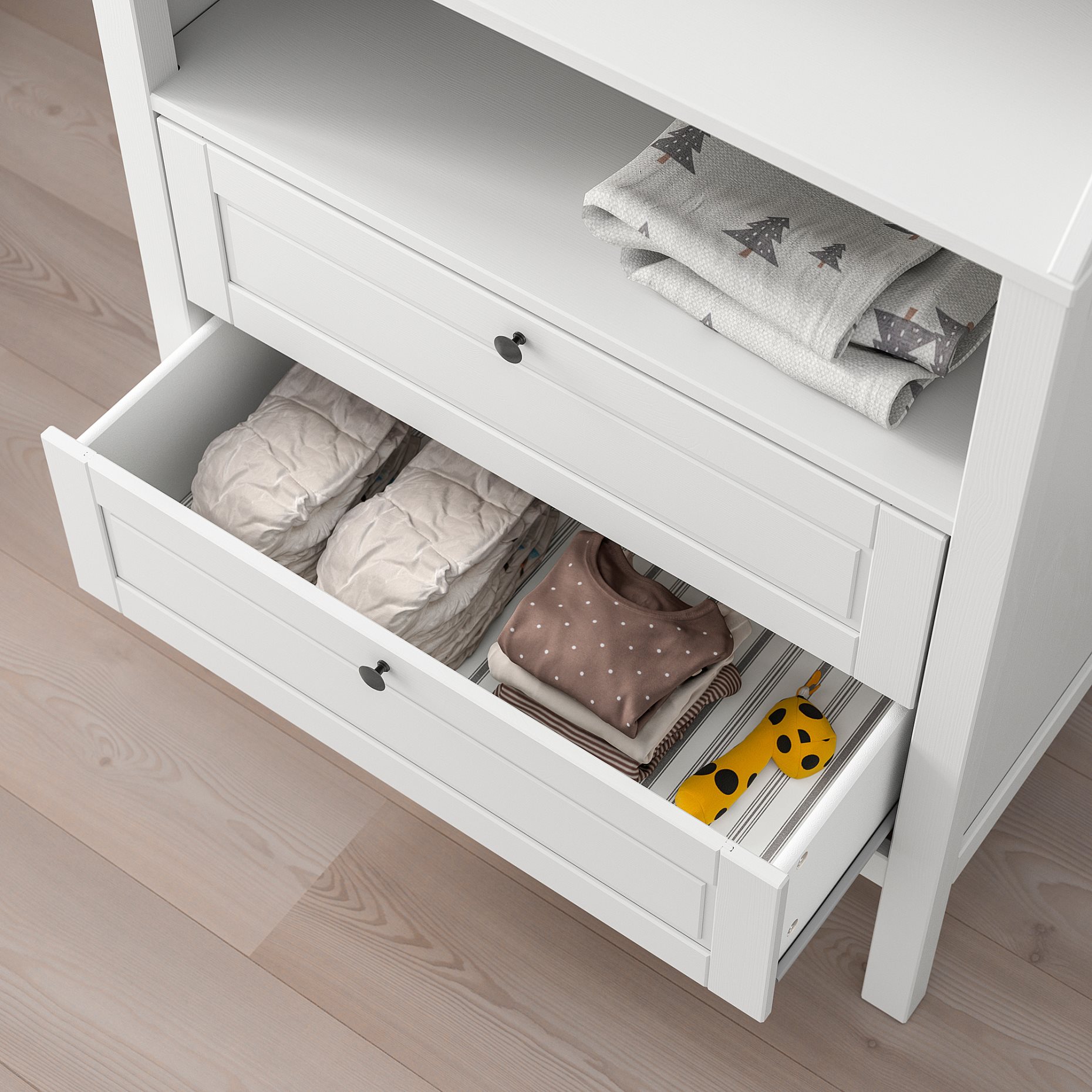 SUNDVIK, changing table/chest of drawers, 804.940.26