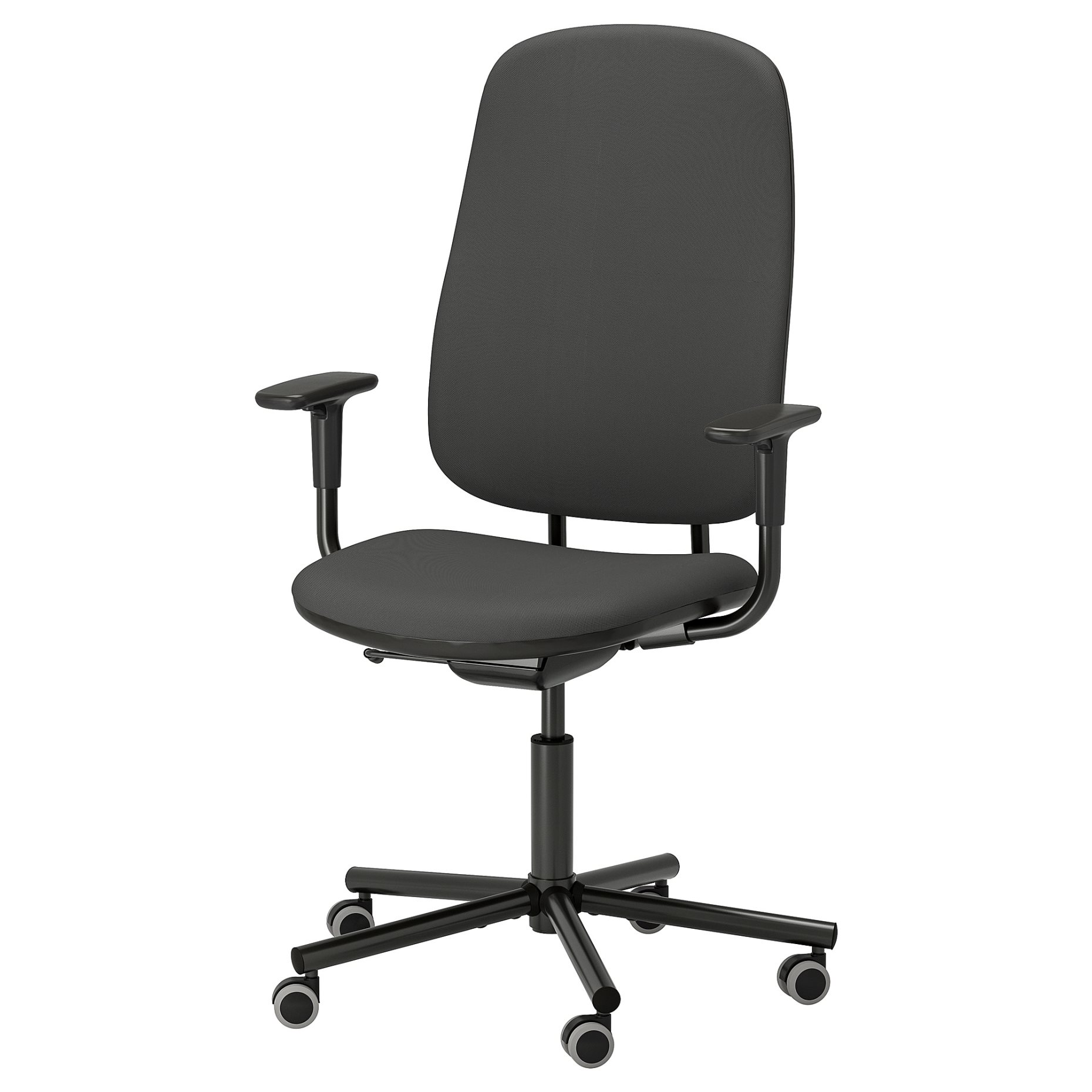 SMORKULL, office chair with armrests, 805.034.36