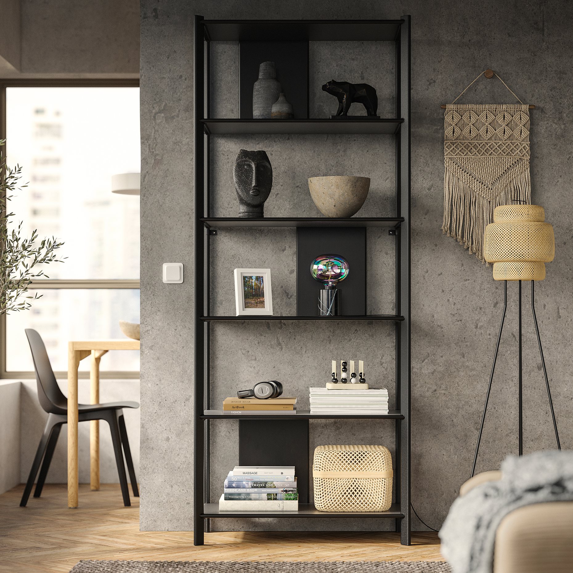 JÄTTESTA, shelving unit, 80x195 cm, 805.129.59