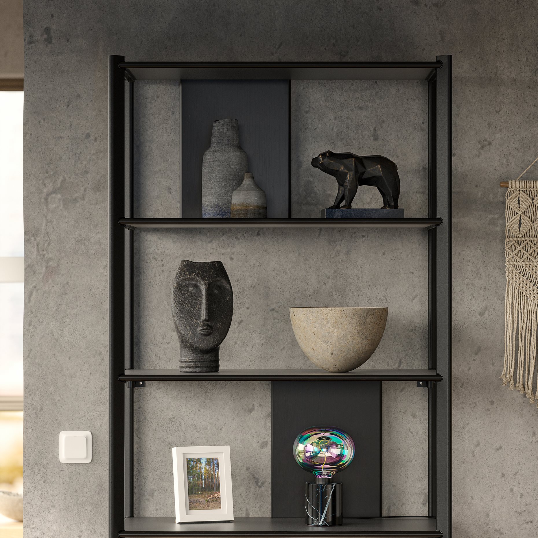 JÄTTESTA, shelving unit, 80x195 cm, 805.129.59