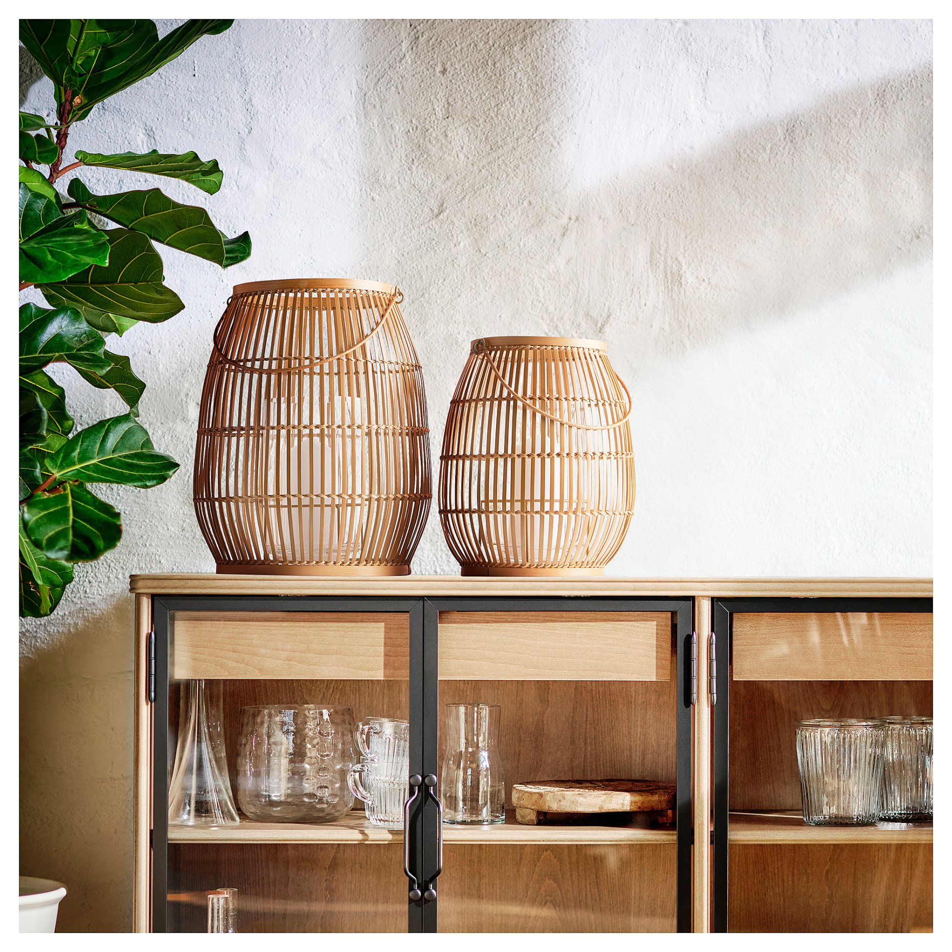 HÖVISK, φαναράκι για κερί/χειροποίητο, 29 cm, 805.165.23