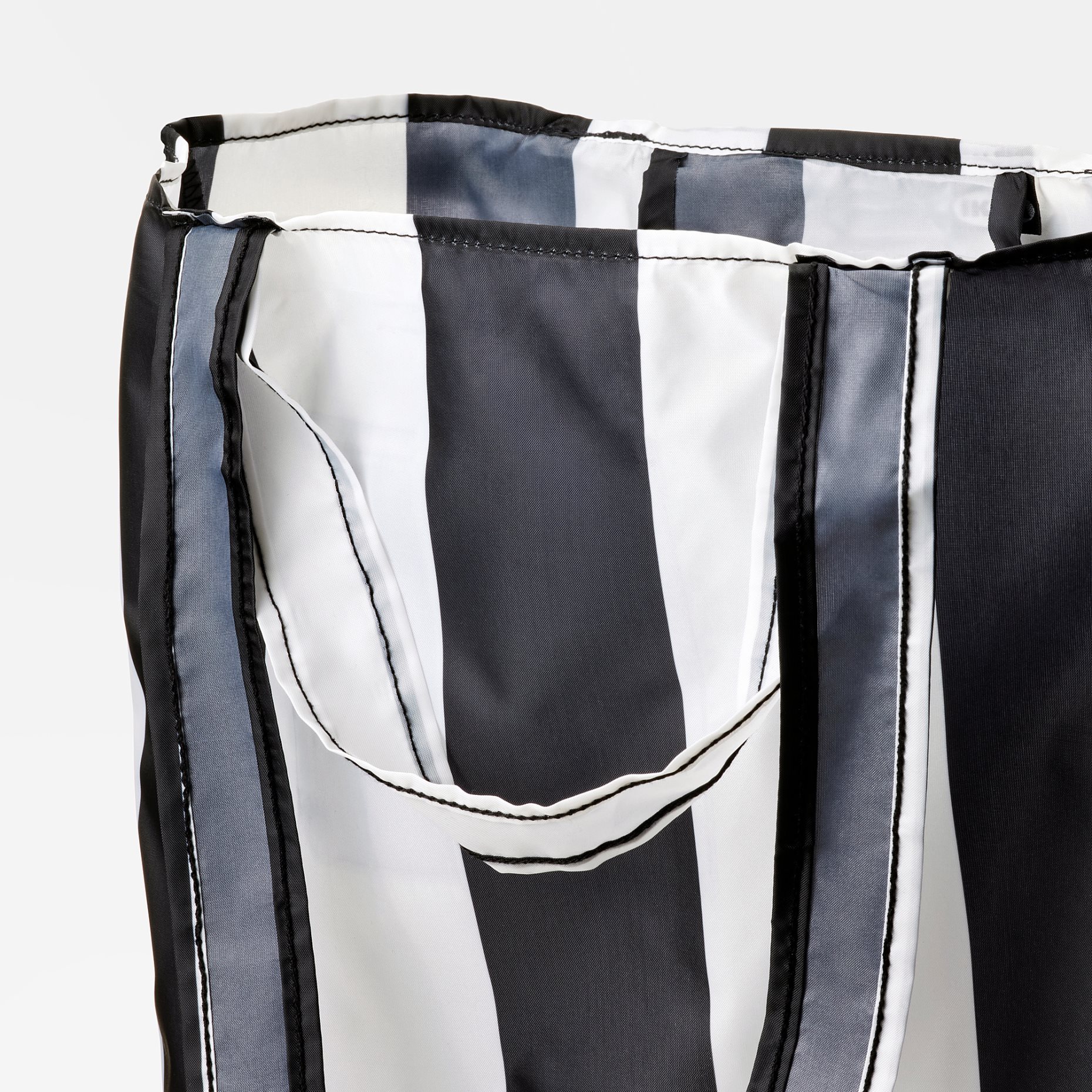 SKYNKE, carrier bag/striped, 45x36 cm, 805.176.74