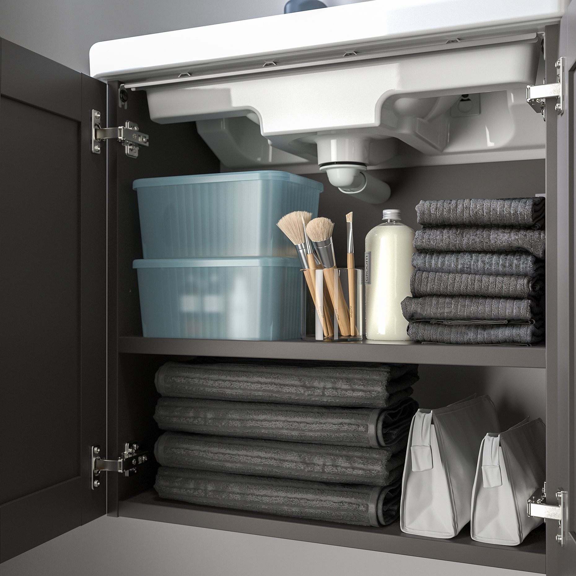 RYKTA, storage box with lid, 18x24x12 cm/3.5 l, 805.331.98