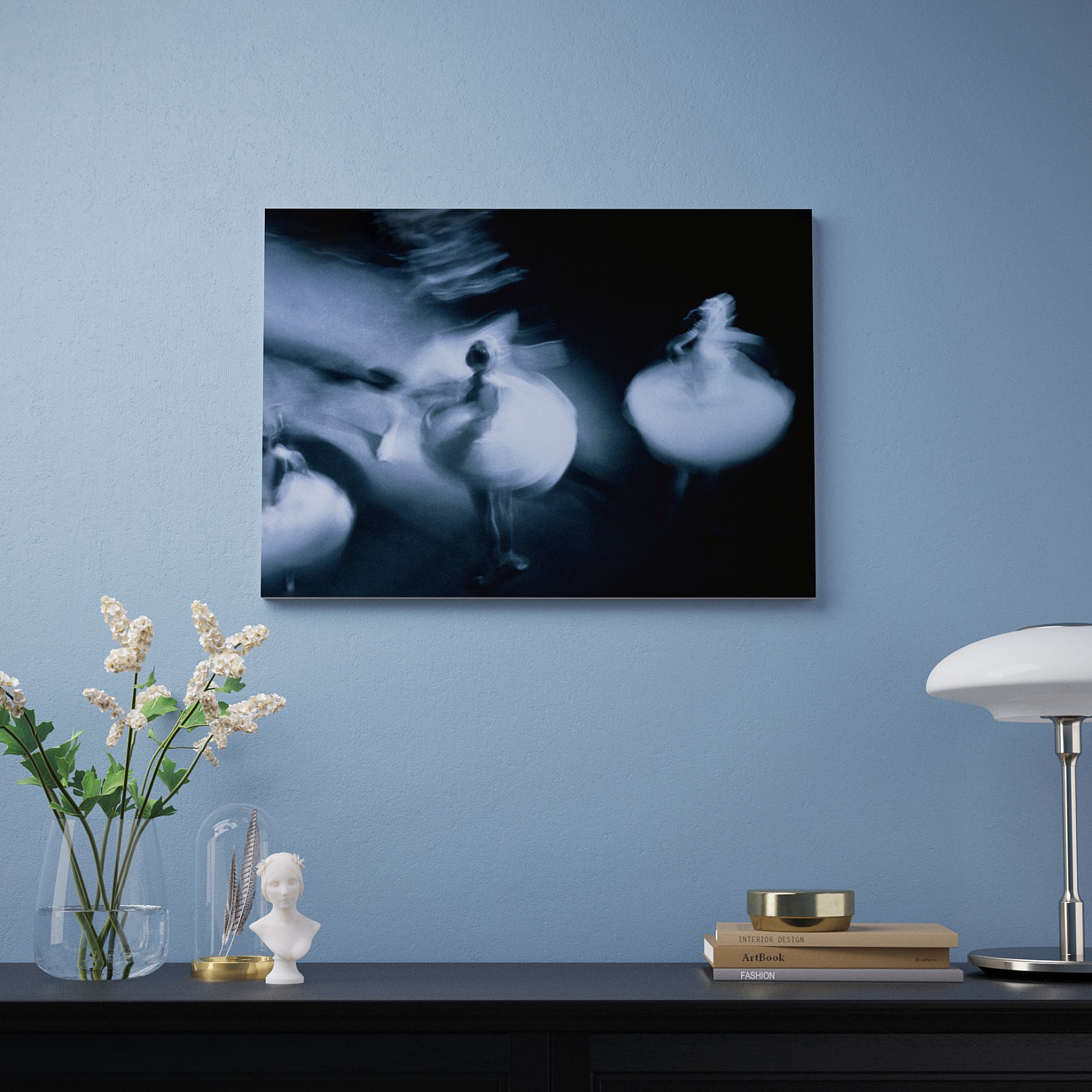 PJÄTTERYD, picture/Swirling, 70x50 cm, 805.452.76