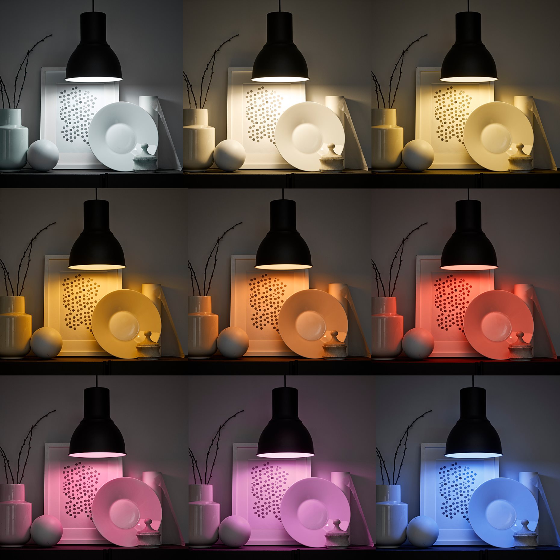 TRÅDFRI, LED bulb E14 806 lumen/wireless dimmable colour and white spectrum/globe, 805.474.64