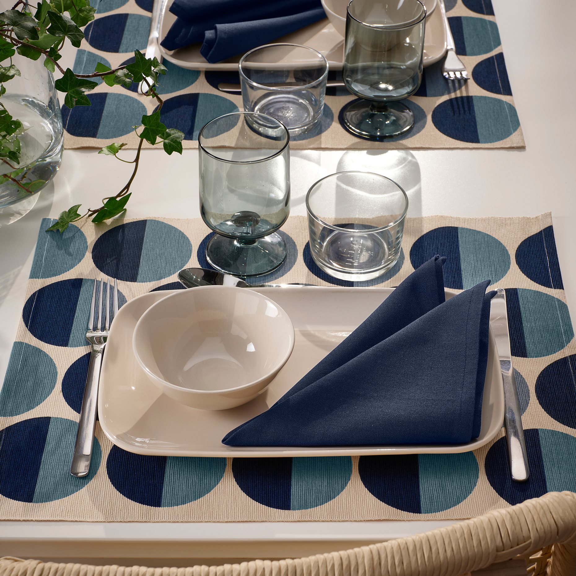 SNÖKRABBA, napkin/4 pack, 35x35 cm, 805.646.51