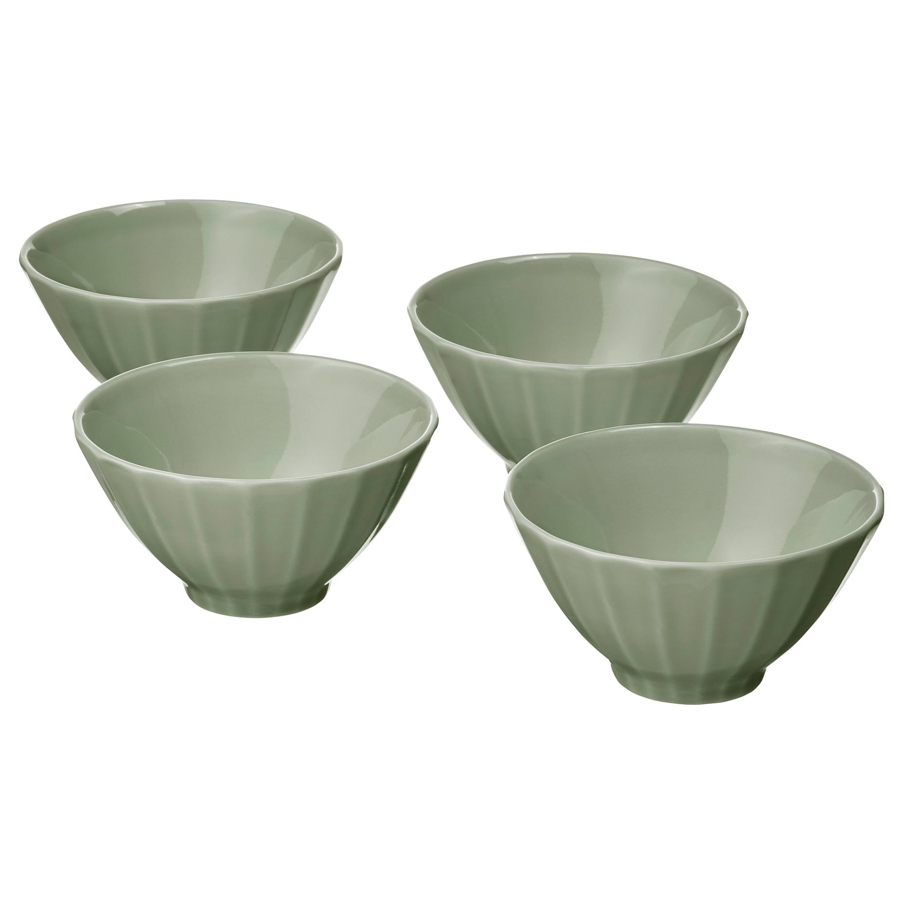 STRIMMIG, bowl stoneware/4 piece, 11 cm, 805.676.64