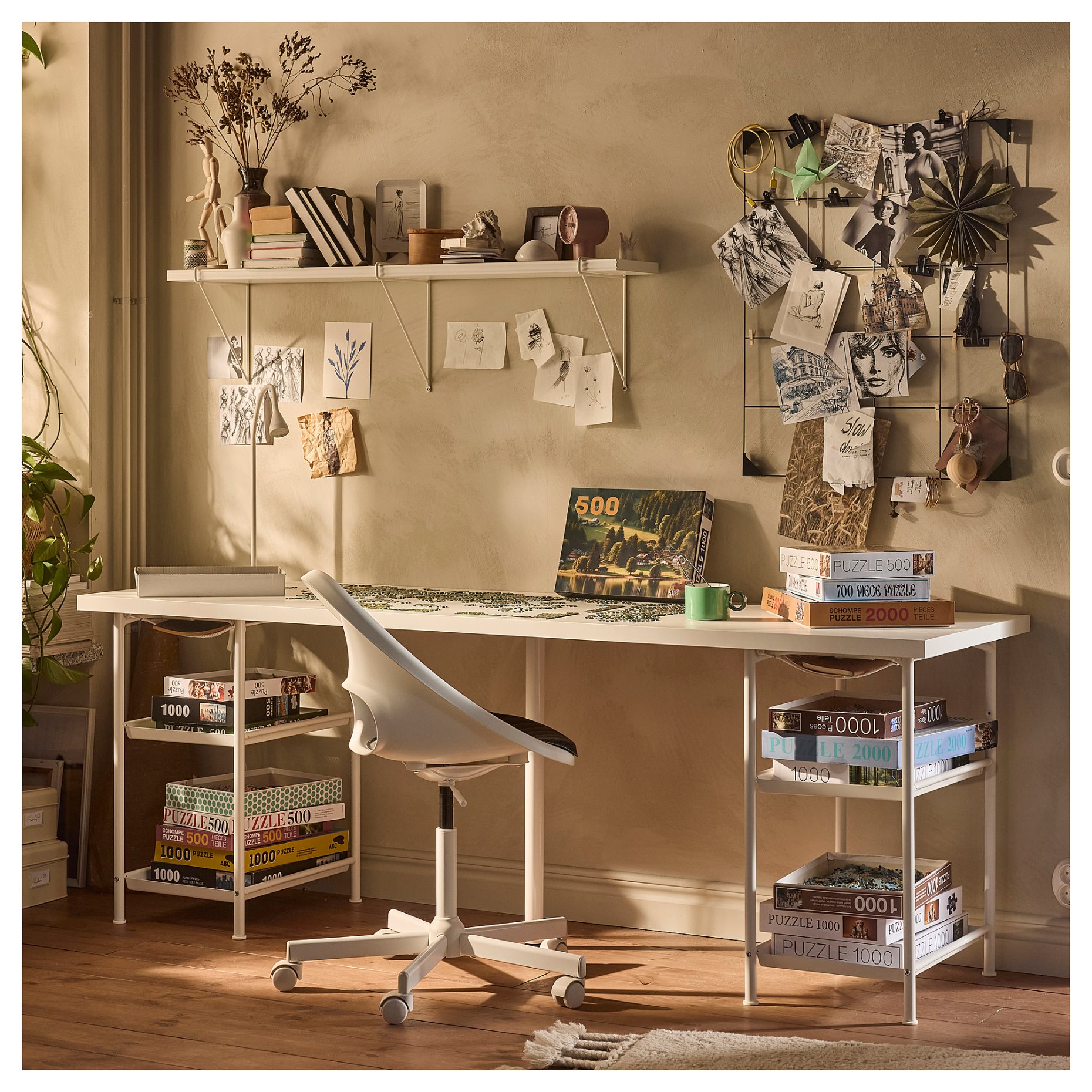 SPAND, table leg with storage, 805.694.70