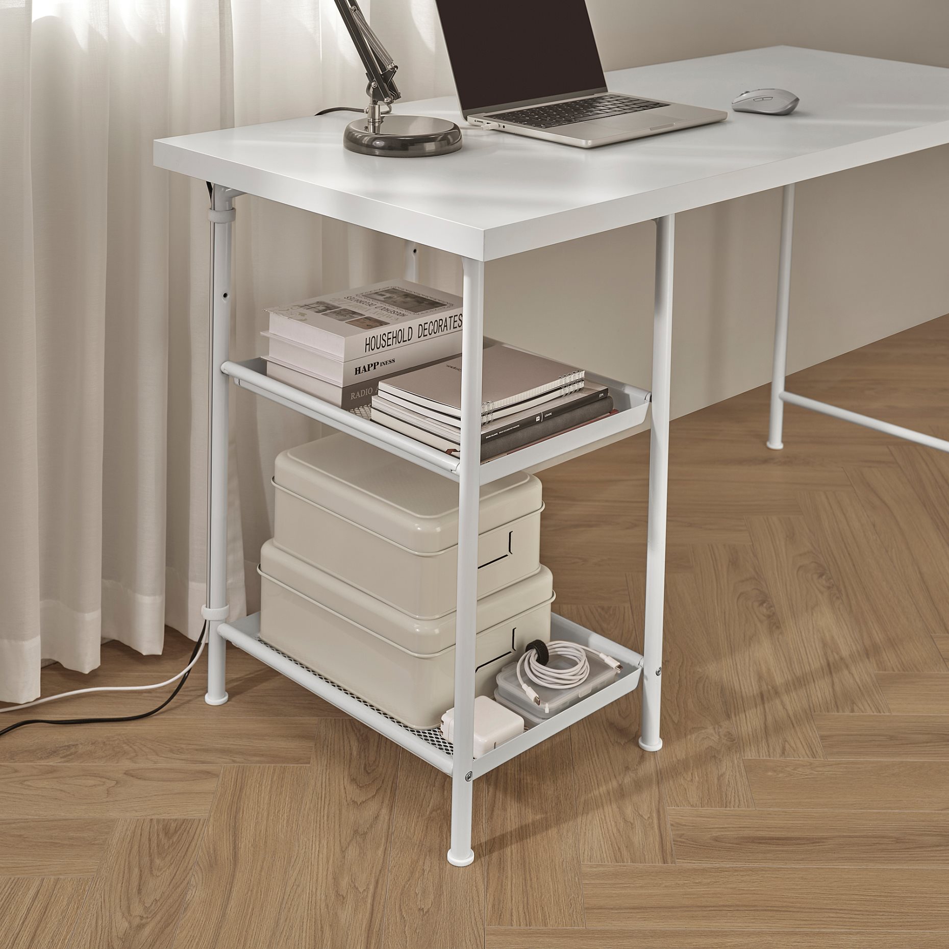 SPAND, table leg with storage, 805.694.70