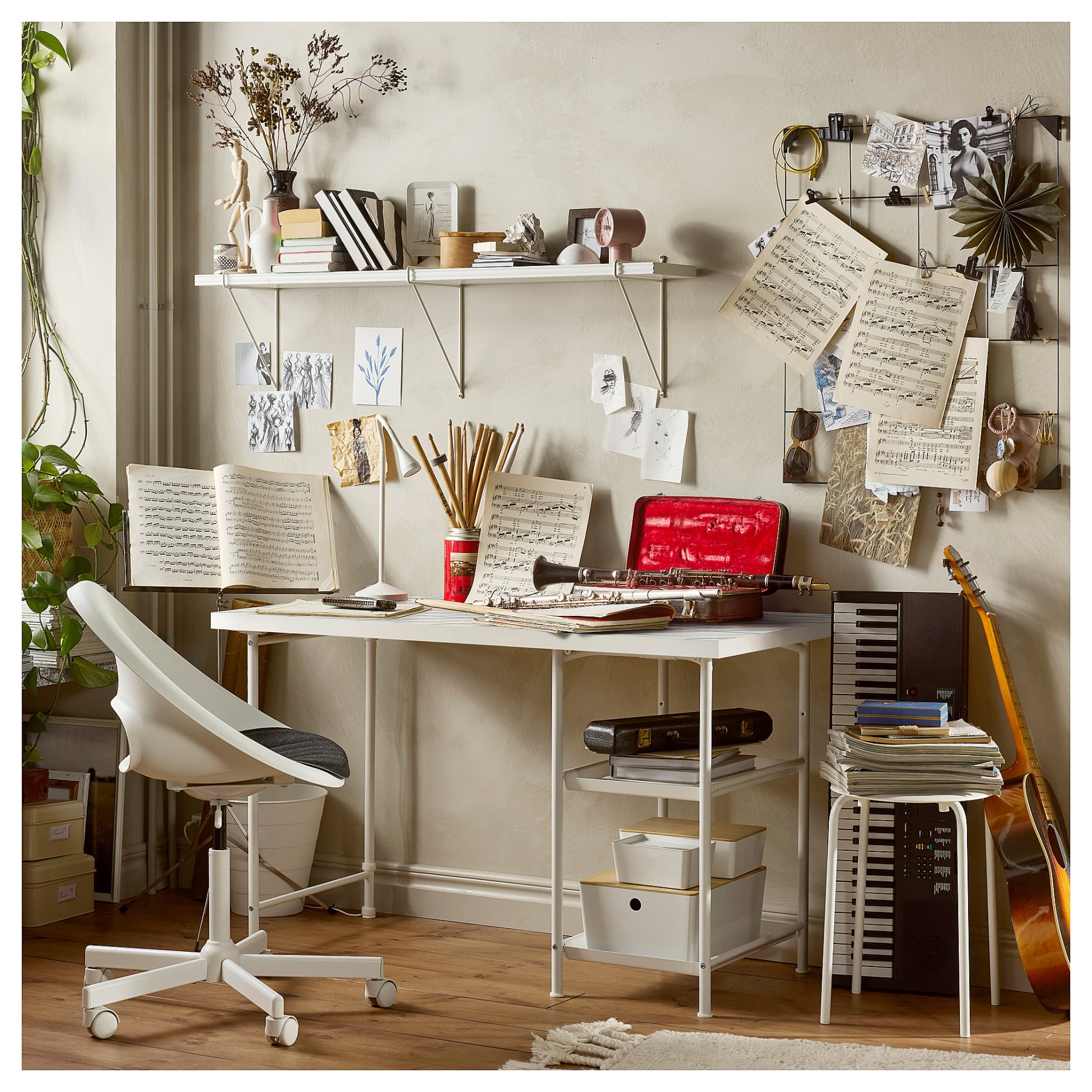 SPAND, table leg with storage, 805.694.70