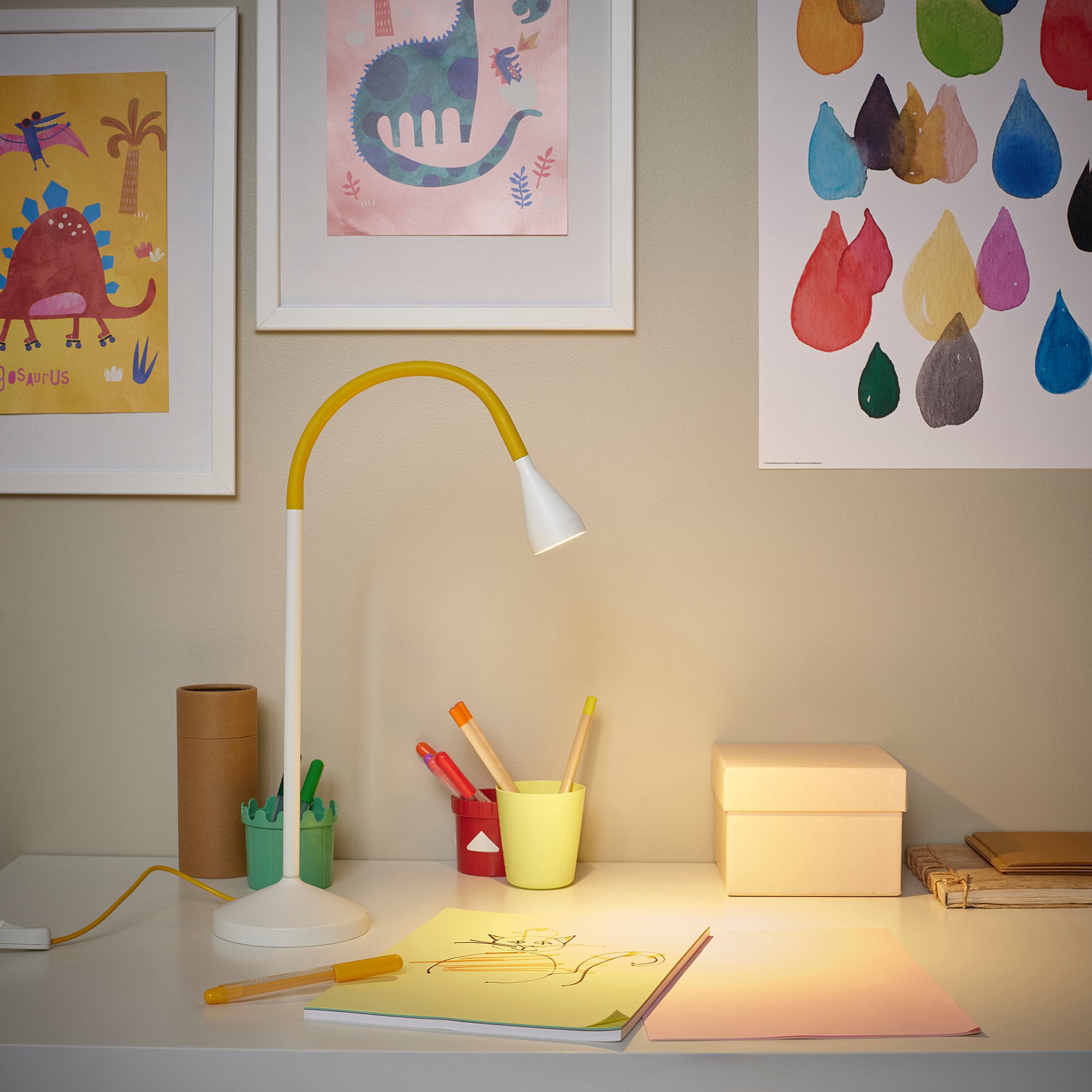 NÄVLINGE, desk lamp with built-in LED light source, 805.747.11