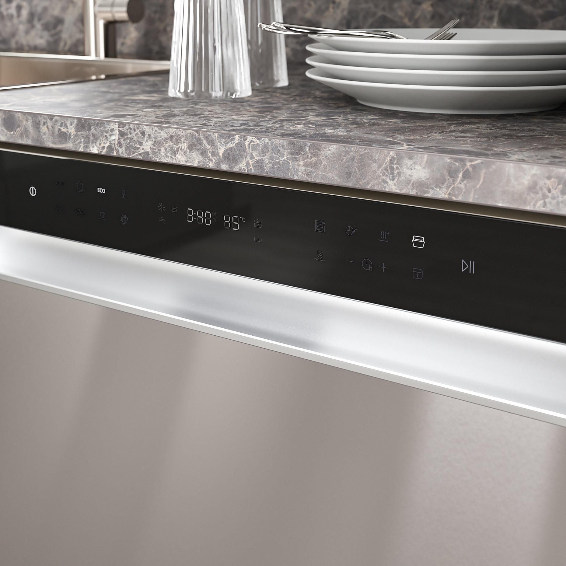 SÖDERBODA, εντοιχιζόμενο πλυντήριο πιάτων IKEA 500, 60 cm, 805.767.48