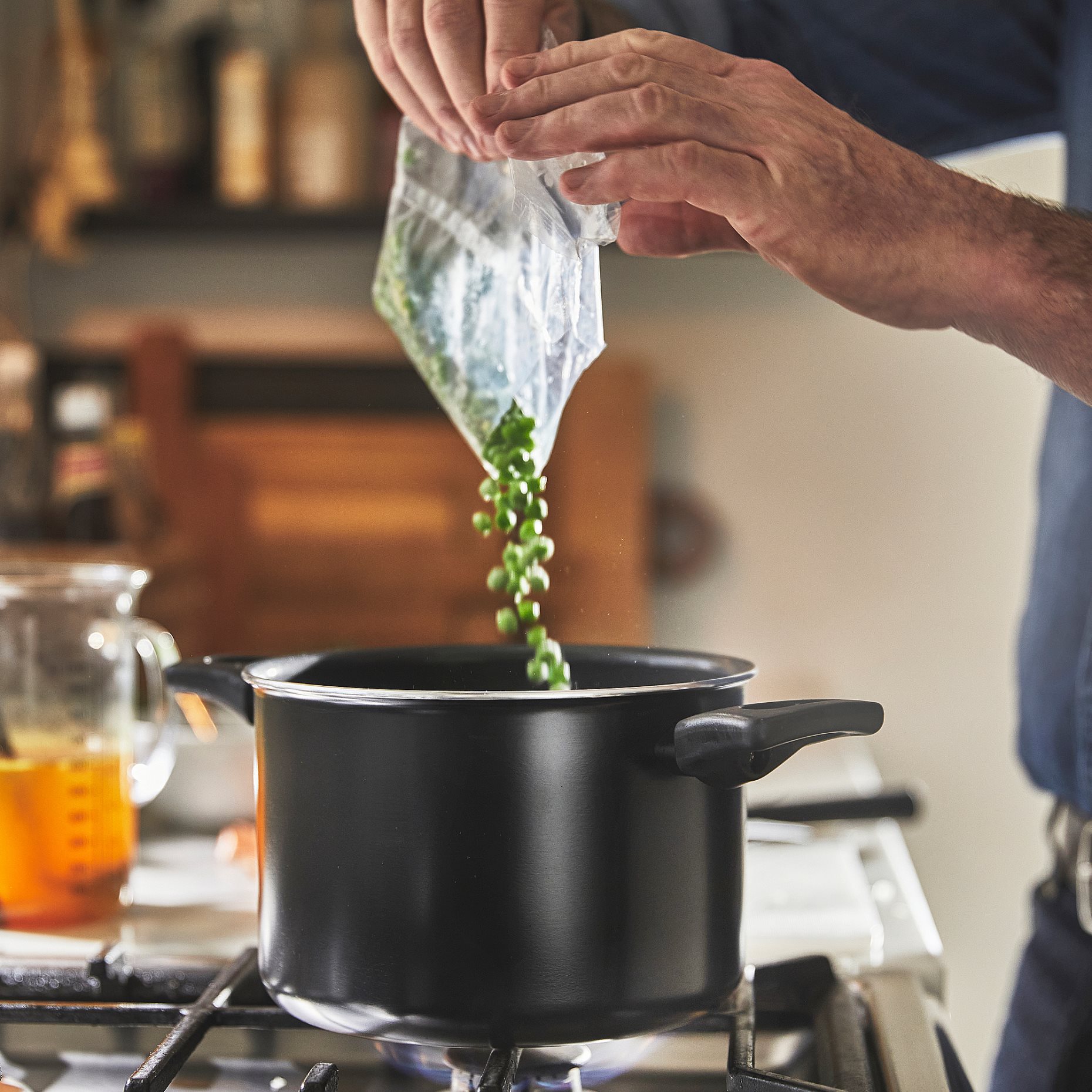 HEMLAGAD, pot with lid non-stick coating, 3 l, 805.809.05