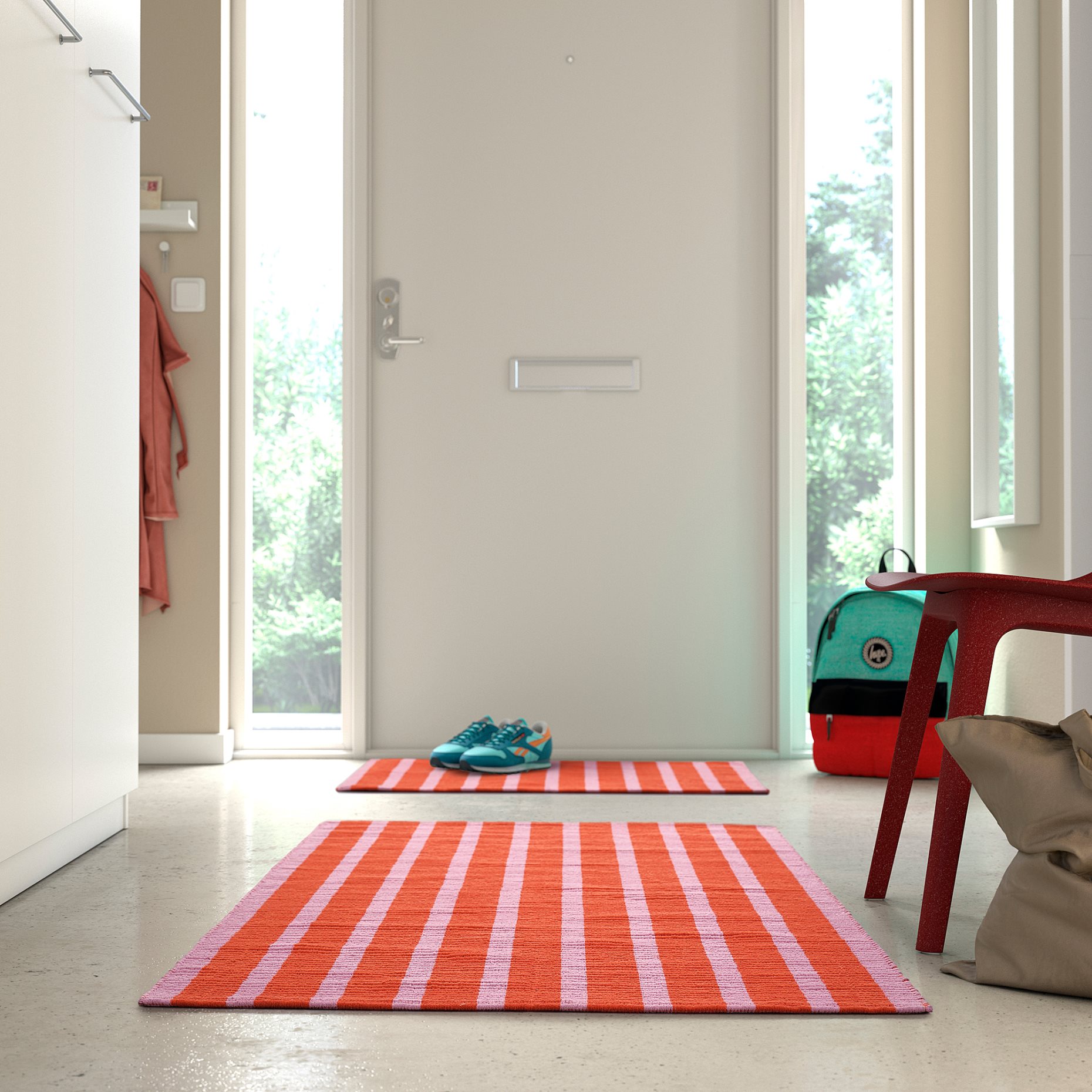 VAGSKYLT, rug flatwoven, 80x150 cm, 805.870.06