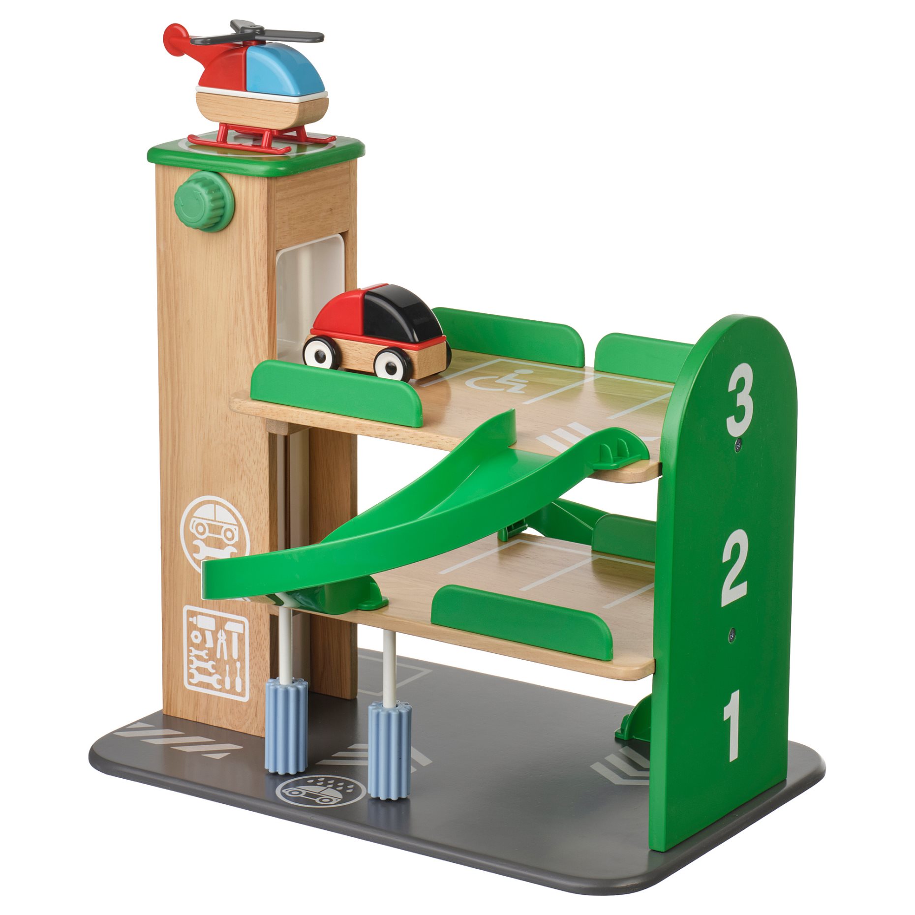 LILLABO, garage with car and helicopter, 805.893.50