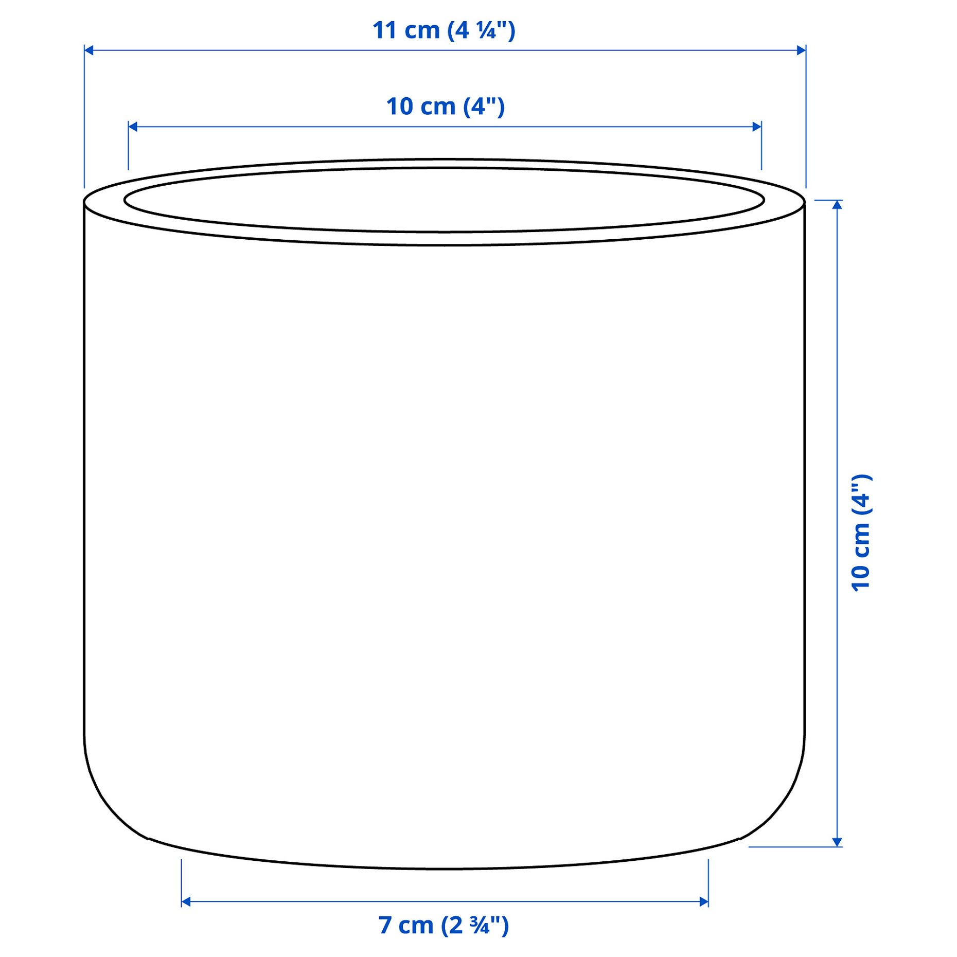 BUSKKAPRIFOL, plant pot in/outdoor, 9 cm, 805.958.98