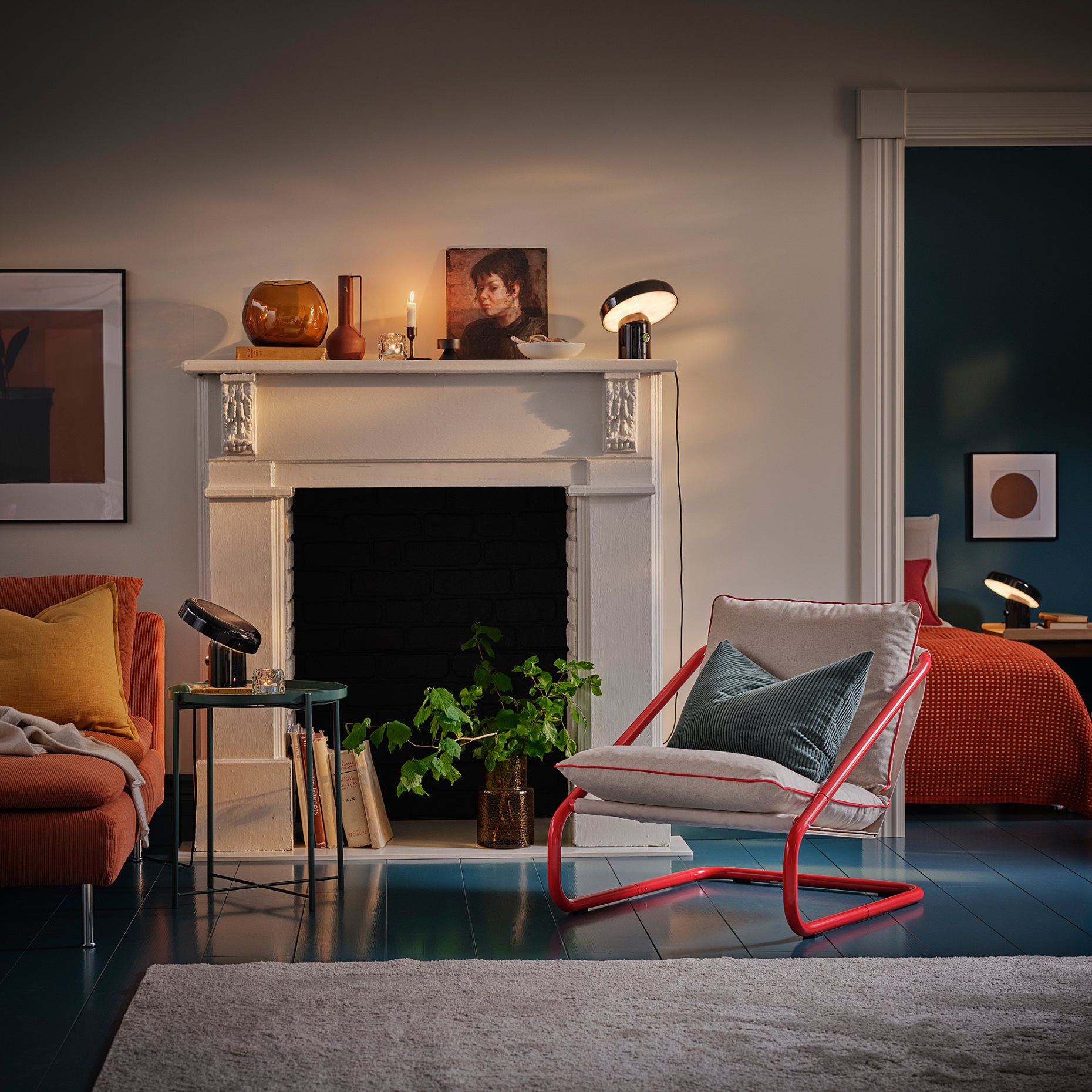 BLOMPRAKT, φωτιστικό ηχείο bluetooth, 805.968.69