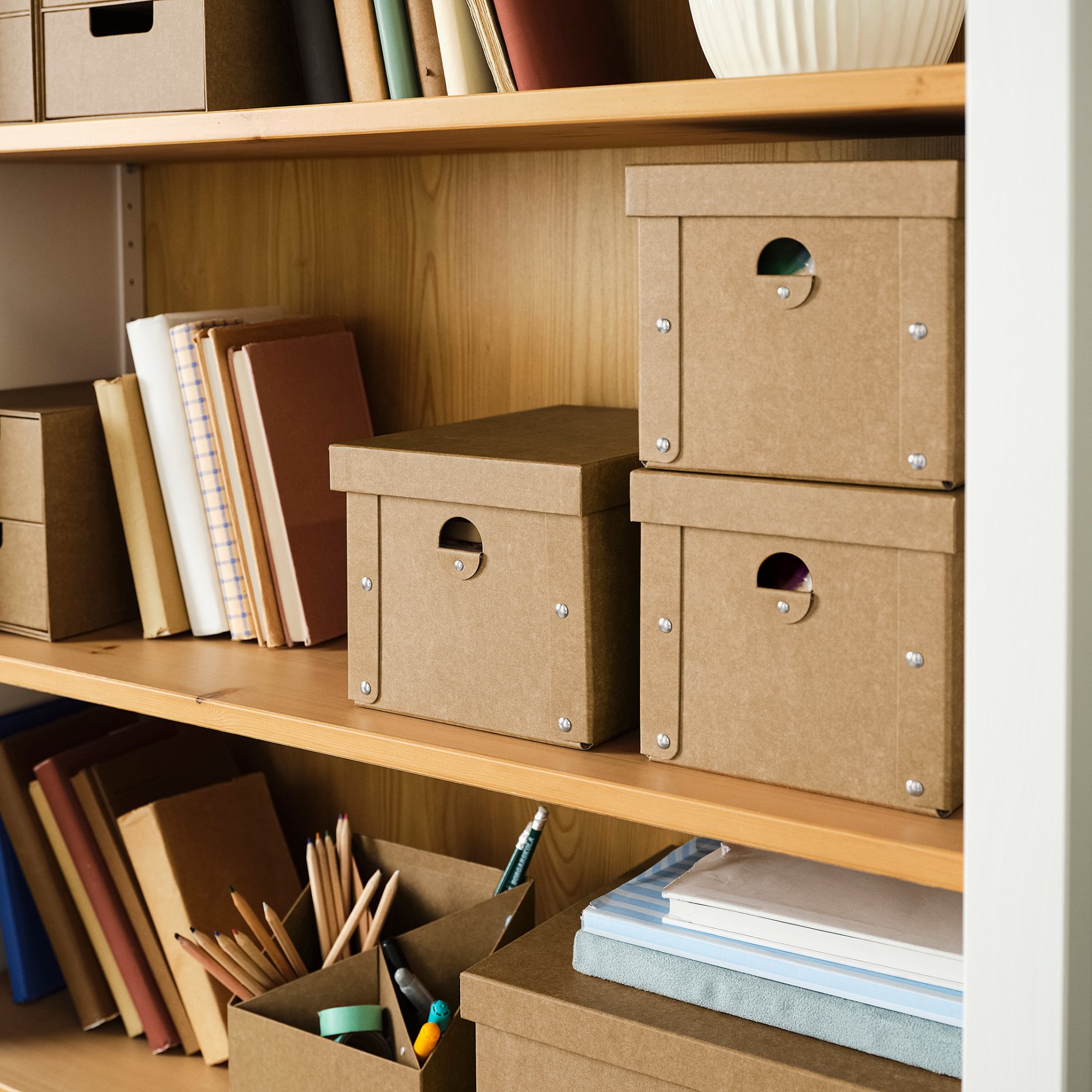 GÄRDESGÅRD, storage box with lid, 18x25x16 cm, 805.969.30