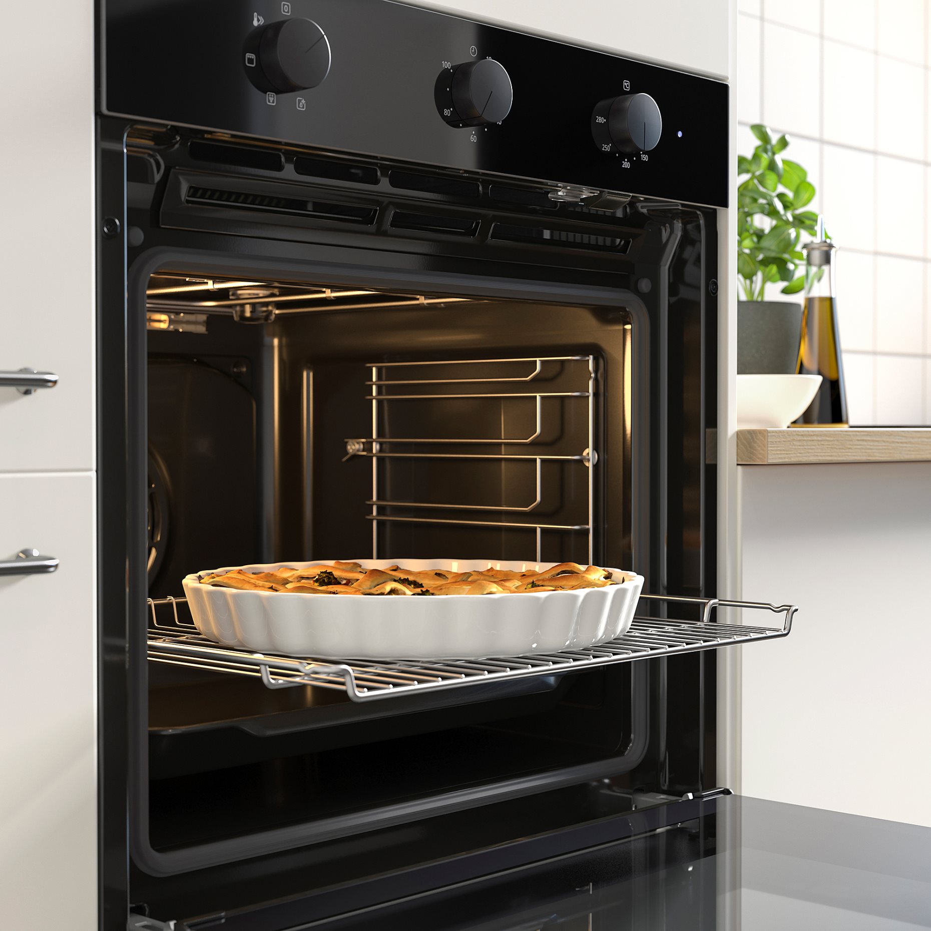 SPJUTBO, φούρνος με αερόθερμο, IKEA 300, 806.002.44