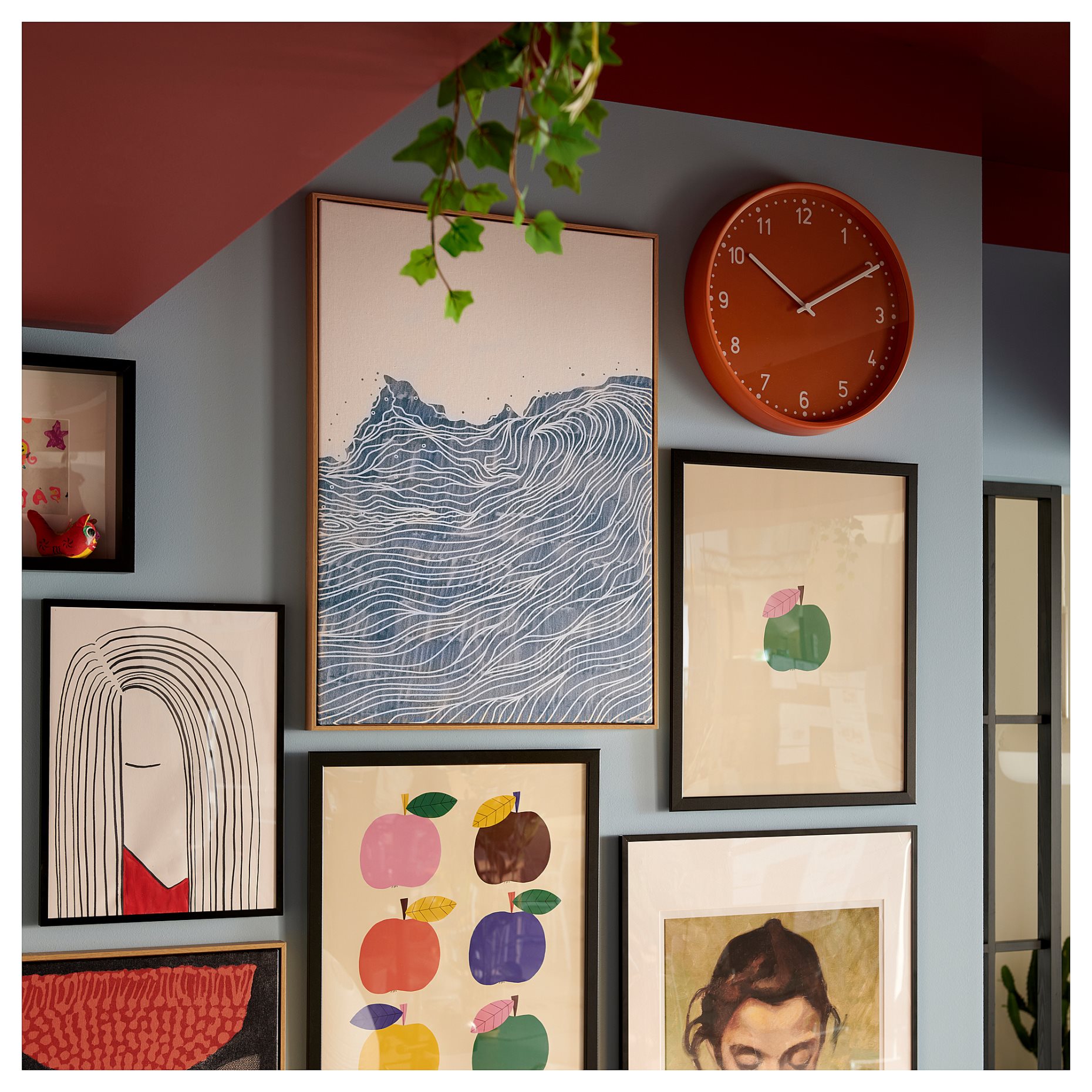 BLODFLÄDER, πίνακας/Ναζαρέ, 50x70 cm, 806.019.17