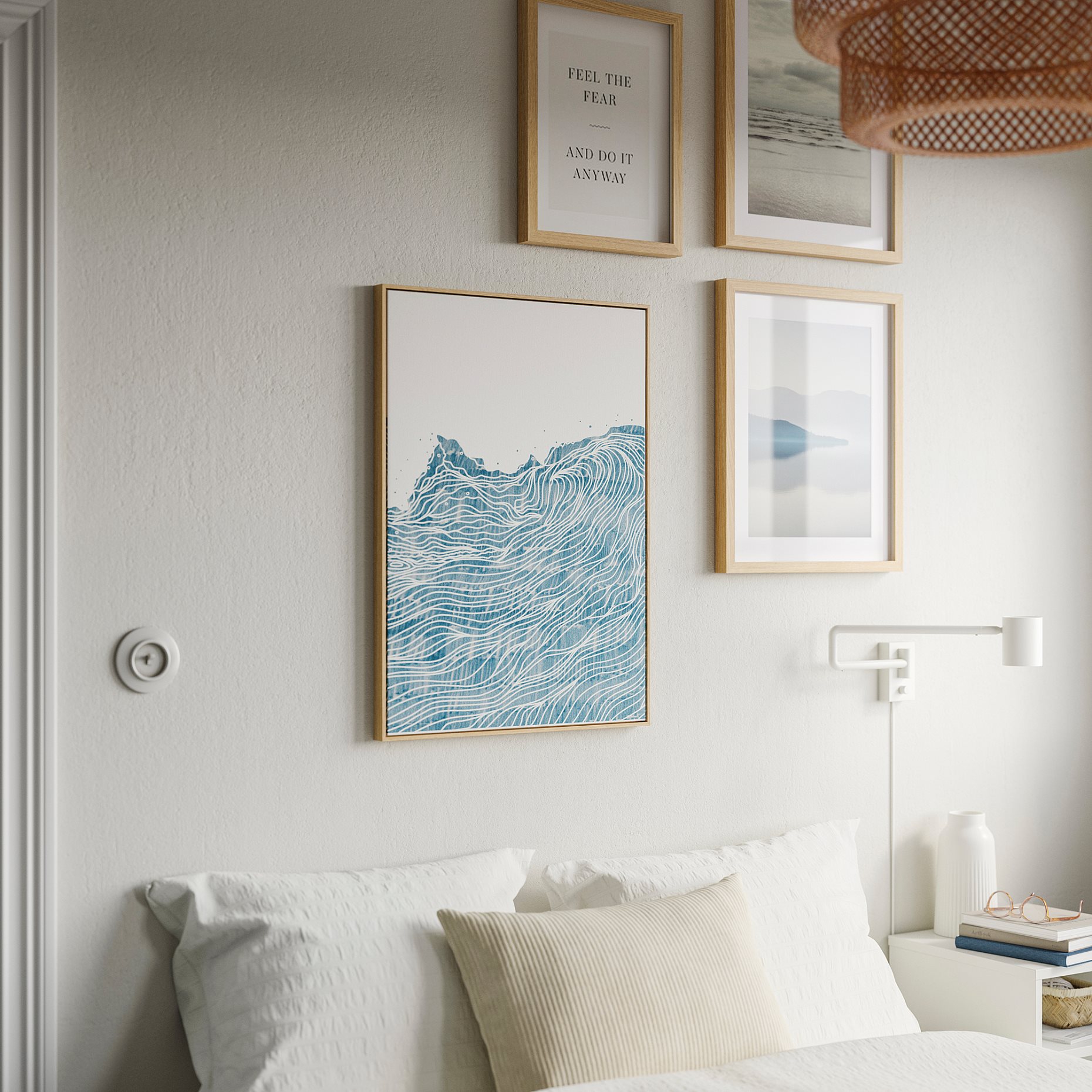 BLODFLÄDER, πίνακας/Ναζαρέ, 50x70 cm, 806.019.17