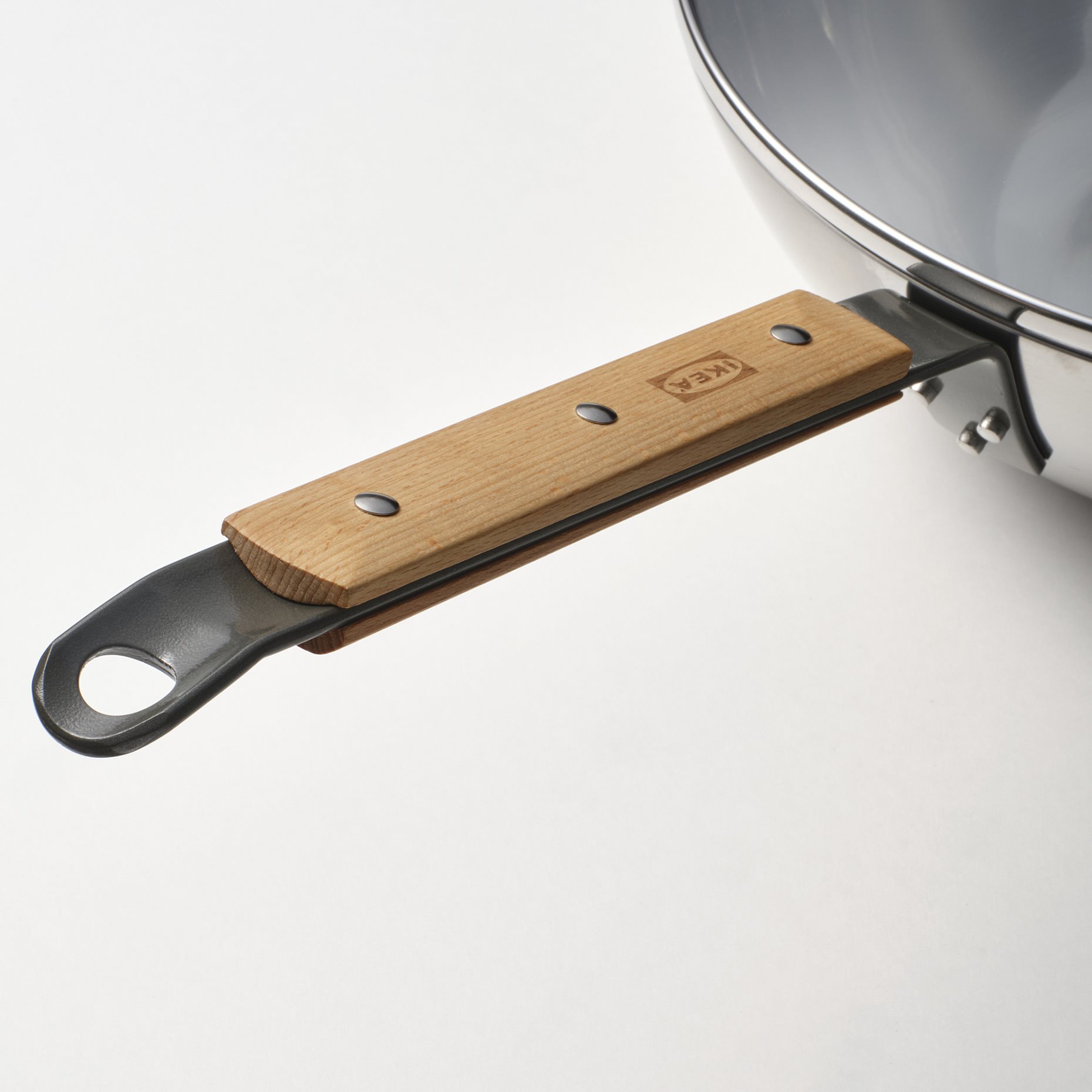 VARDAGEN, τηγάνι γουόκ με καπάκι, 32 cm, 806.048.45