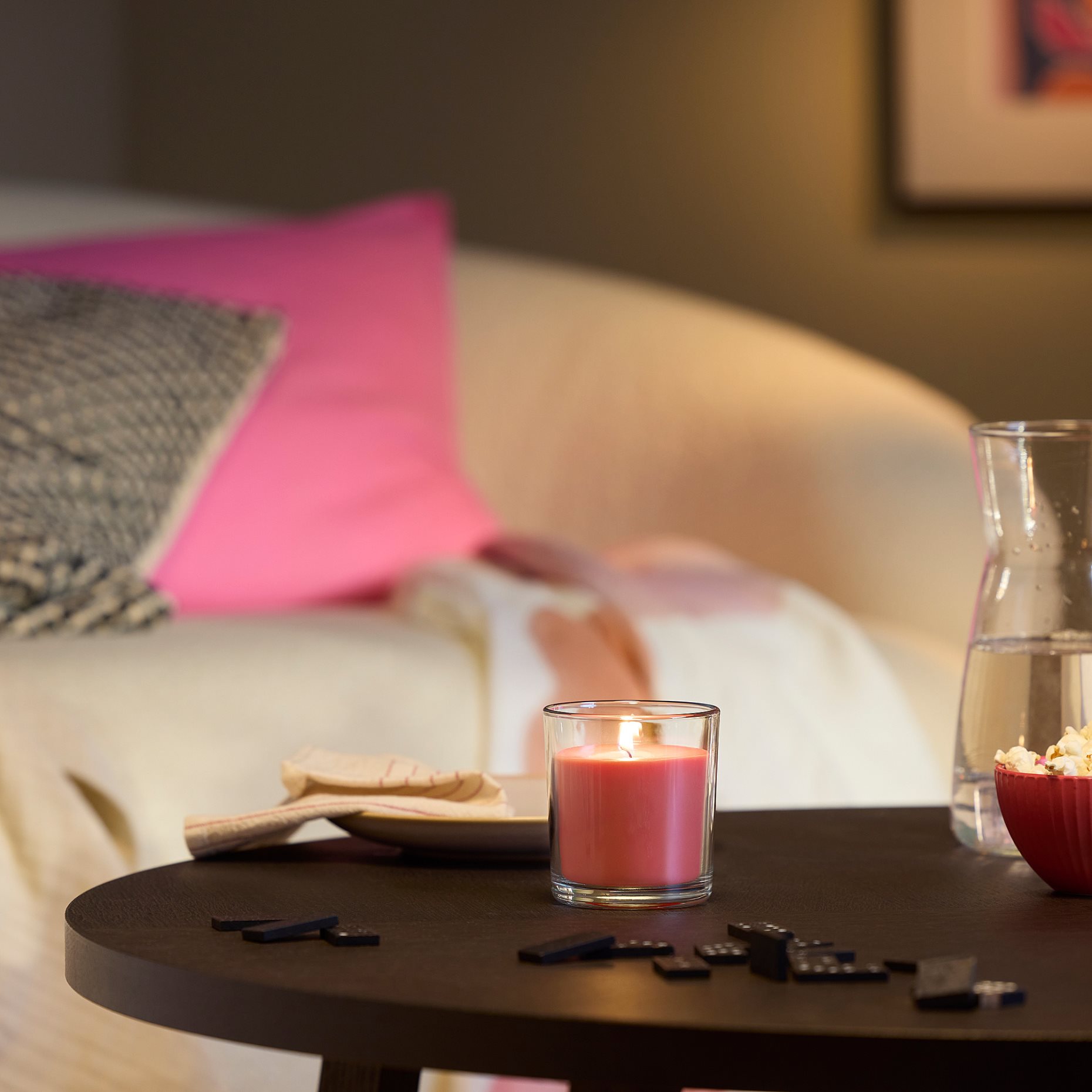 LOTSFÅGEL, αρωματικό κερί σε ποτήρι/Καρπούζι, 40 ώρες, 806.084.24