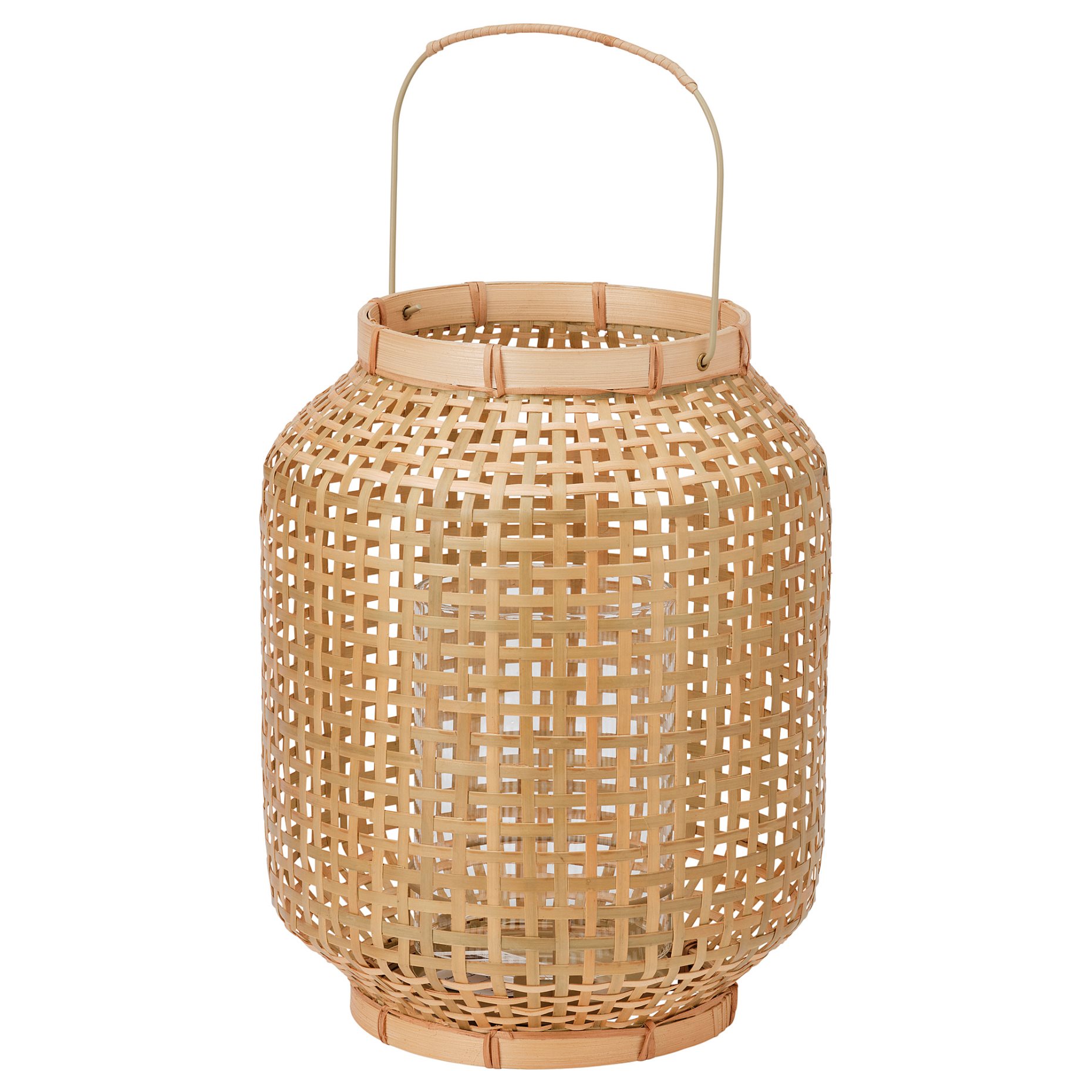 PÅVEFINK, lantern for pillar candle, 33 cm, 806.100.02