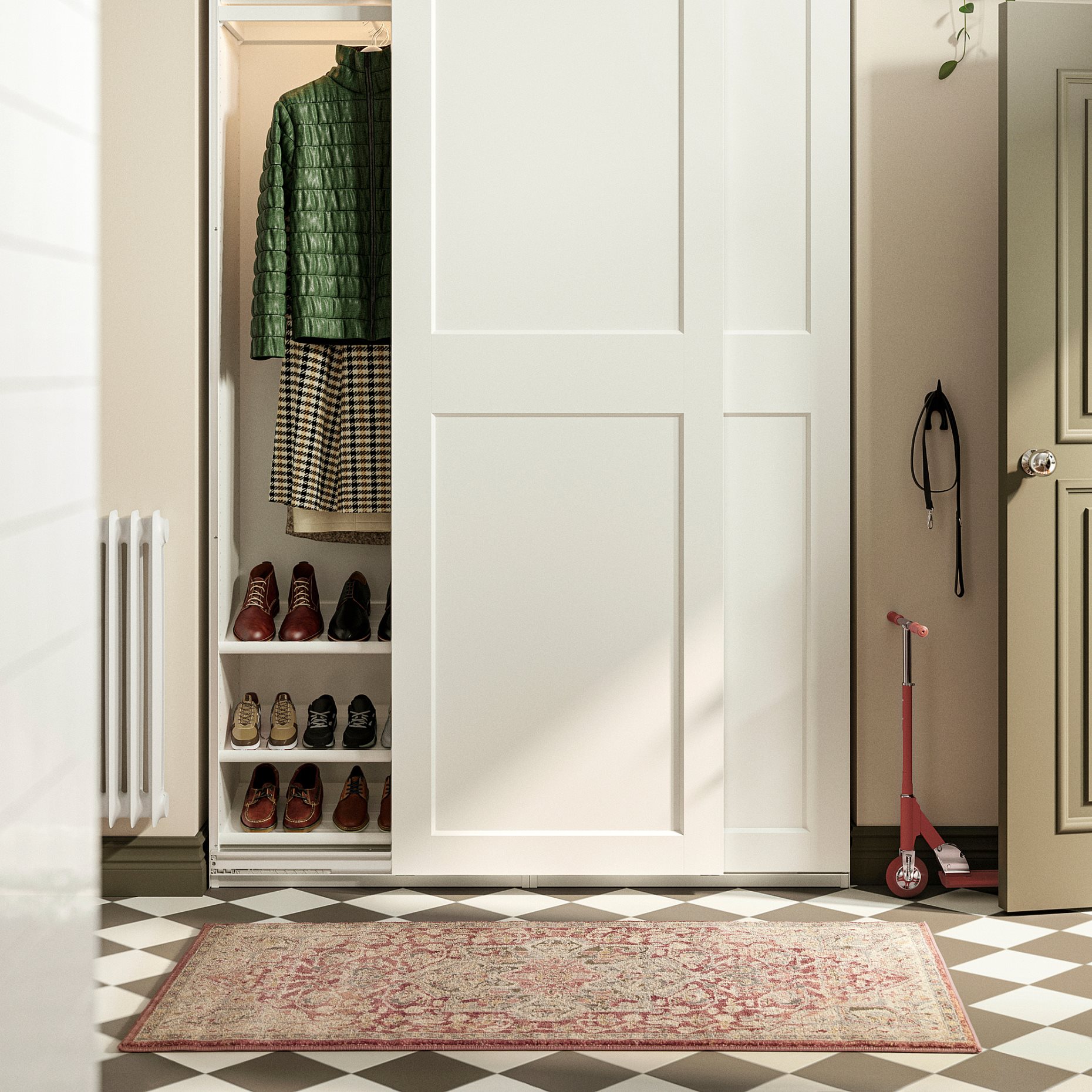 JÄRNVÄG, χαλί χαμηλό πέλος, 80x150 cm, 806.230.66