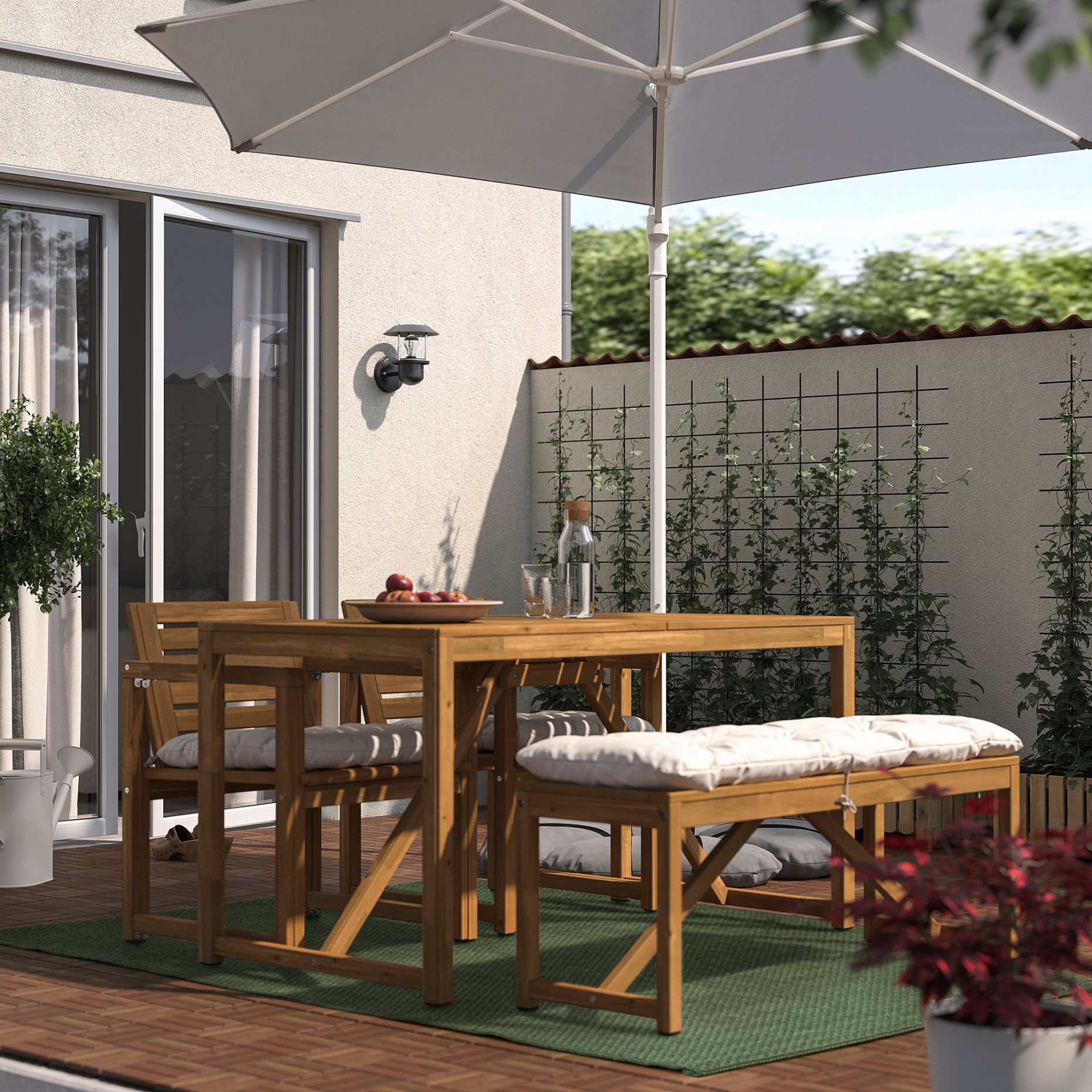 MORUM, rug flatwoven in/outdoor, 160x230 cm, 806.241.79