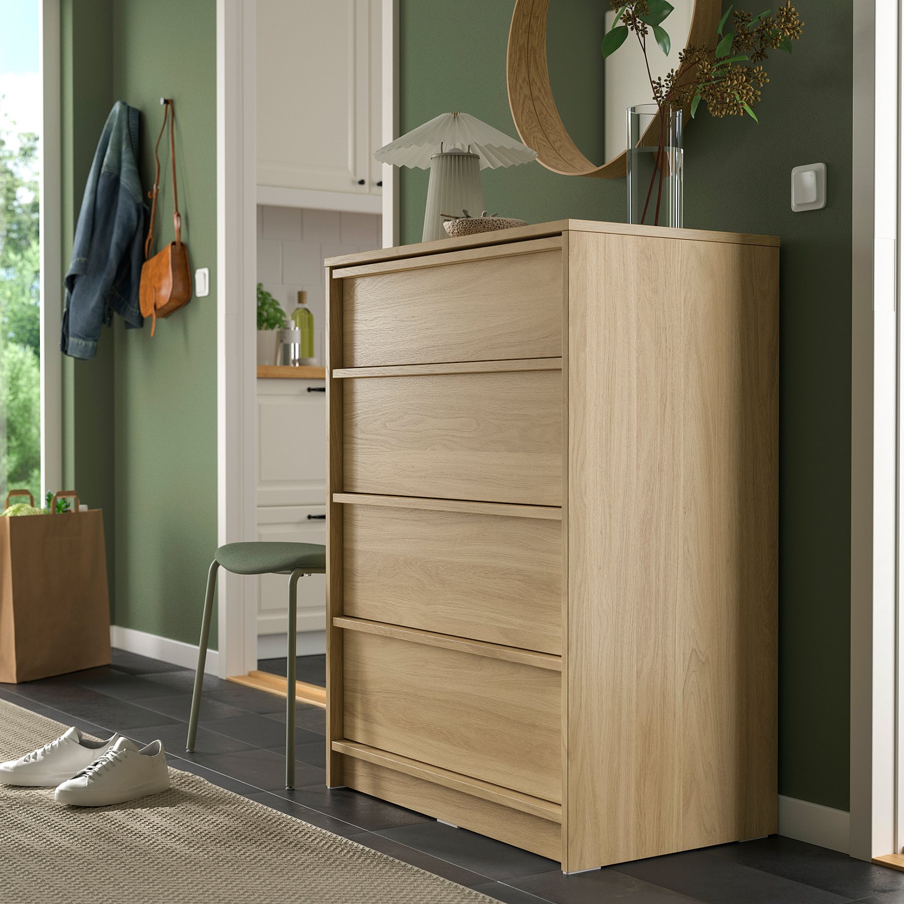 ANKARUDDEN, chest of 4 drawers, 80x48x107 cm, 806.271.49