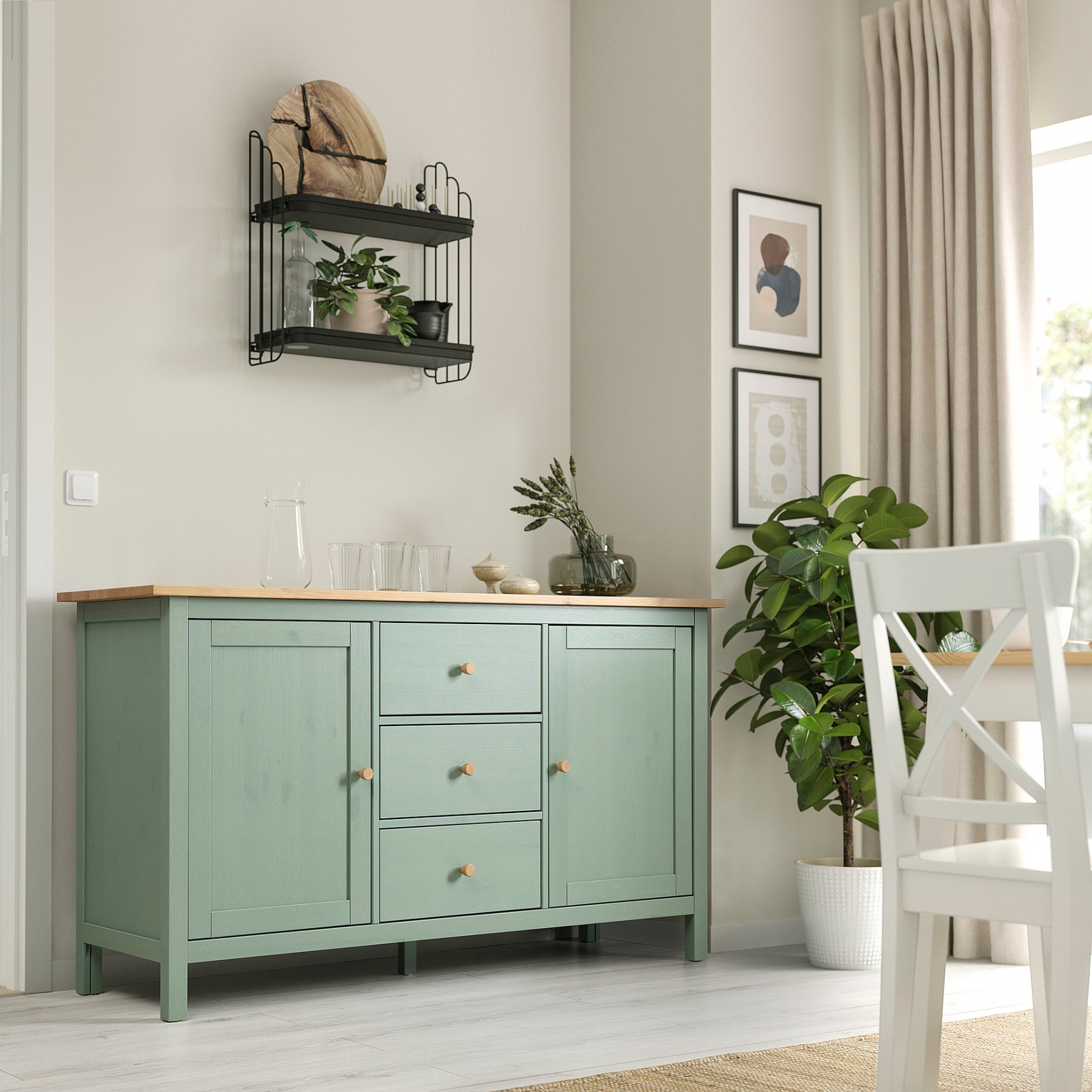 HEMNES, sideboard, 157x88 cm, 806.286.67