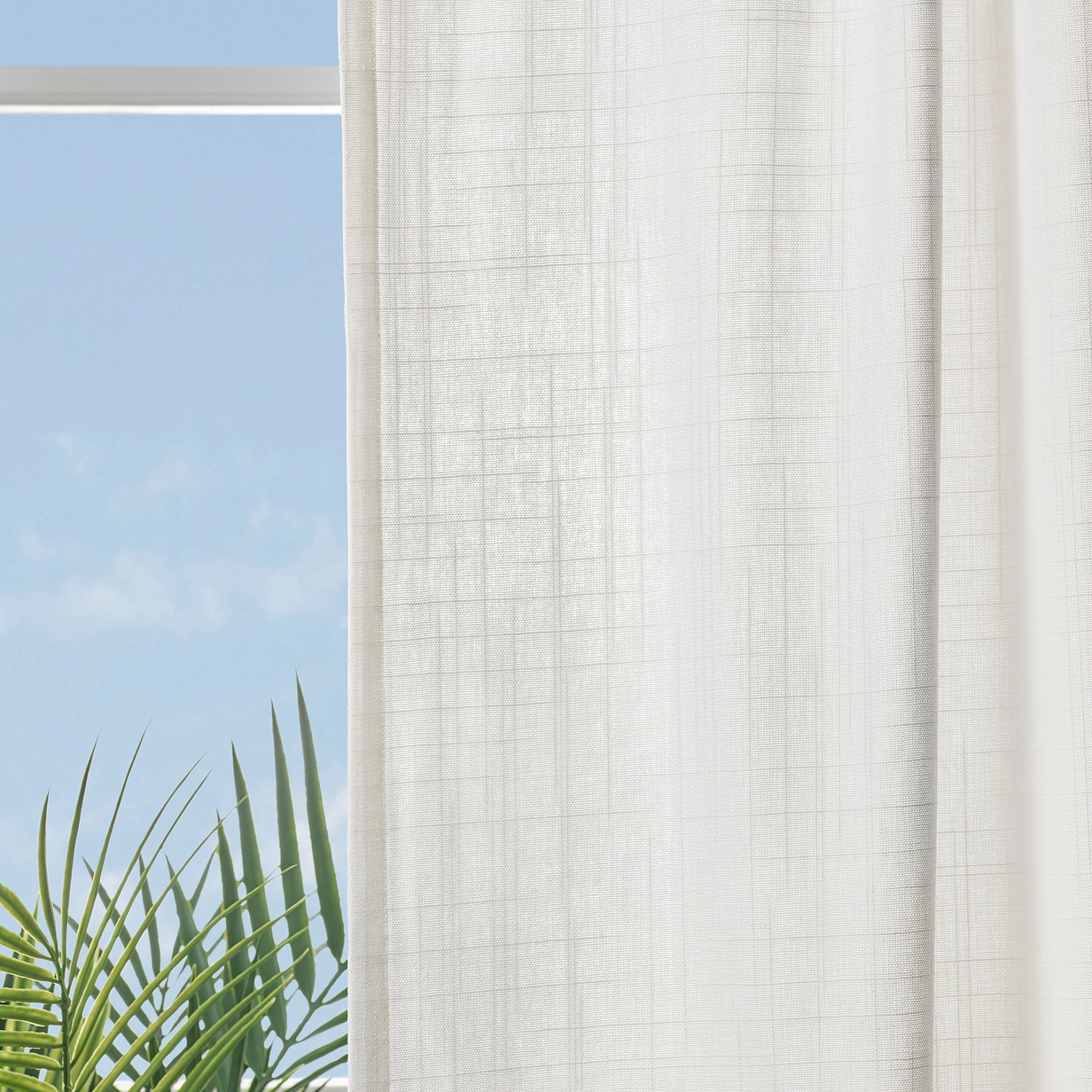 RITVA, curtains with tie-backs and heading tape/1 pair, 145x280 cm, 806.336.78