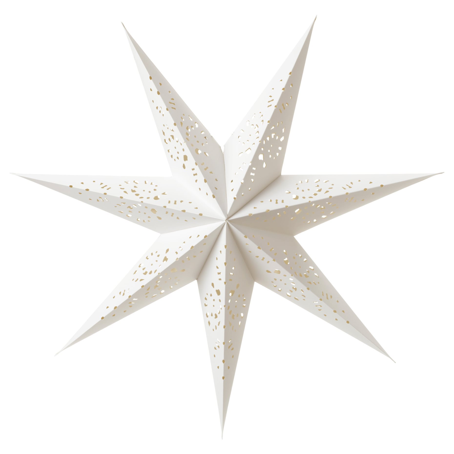 STRÅLA, lamp shade star/lace, 70 cm, 806.398.78