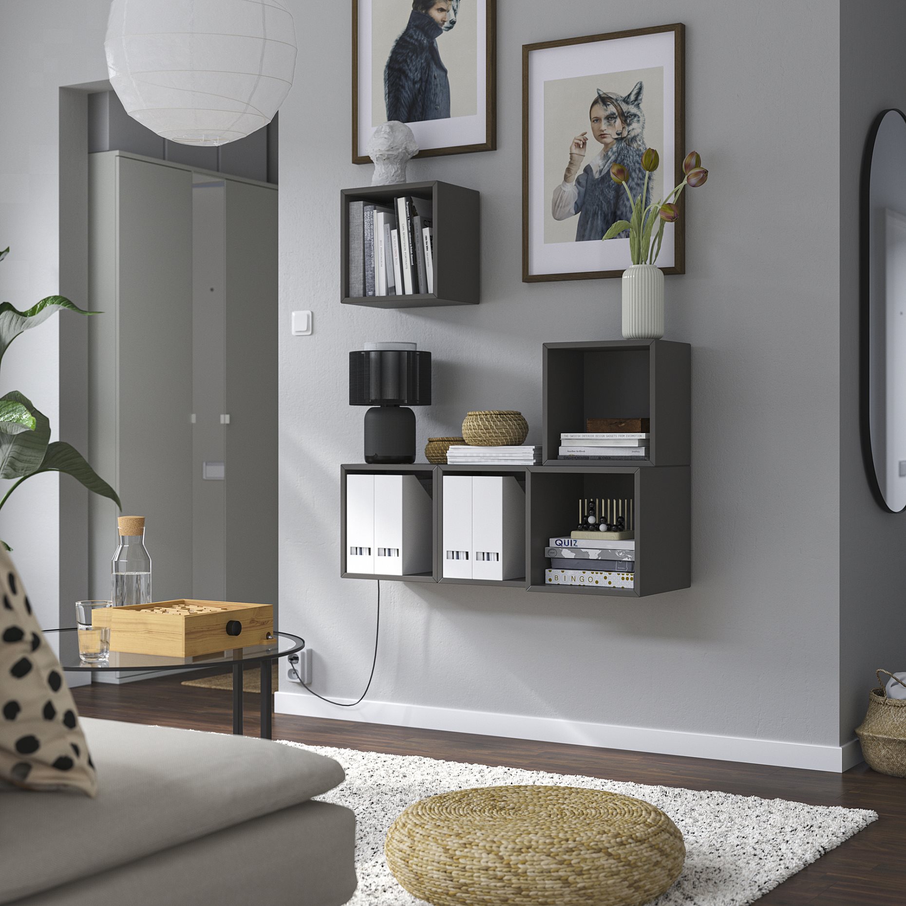 EKET, wall-mounted cabinet combination, 891.890.98