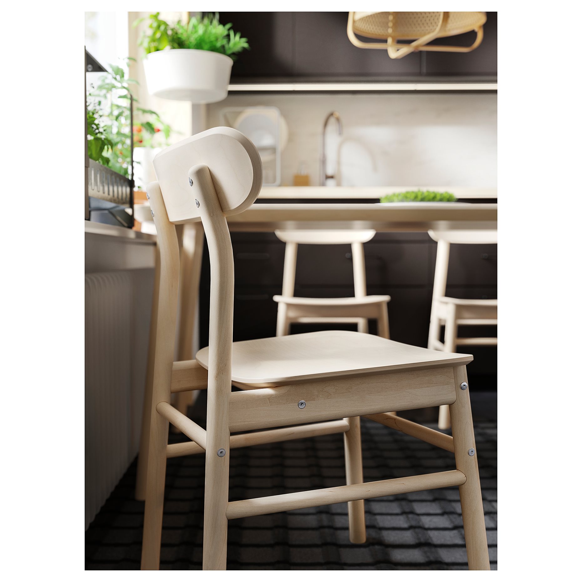 NORDVIKEN/RONNINGE, τραπέζι και 4 καρέκλες, 893.051.68