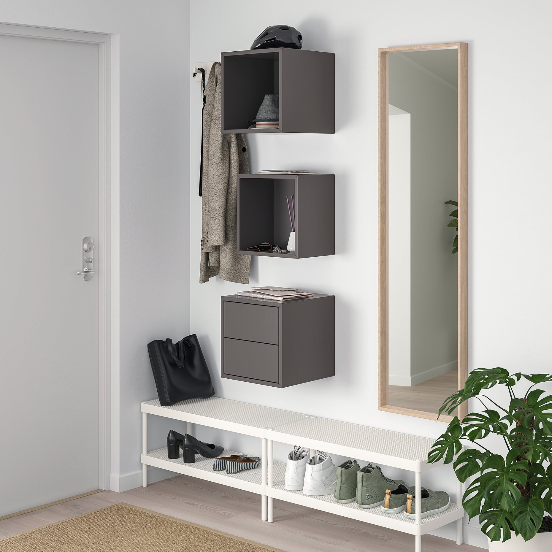 EKET, wall-mounted storage combination, 893.363.77