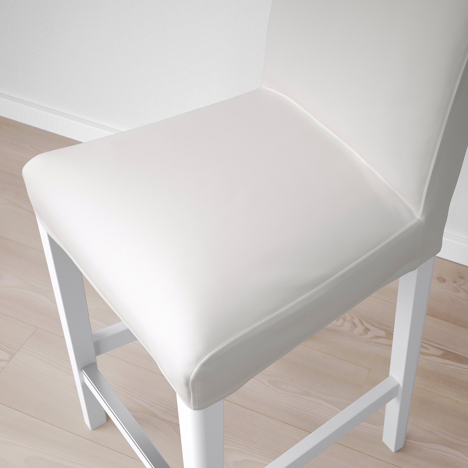 BERGMUND, bar stool with backrest, 62 cm, 893.846.98