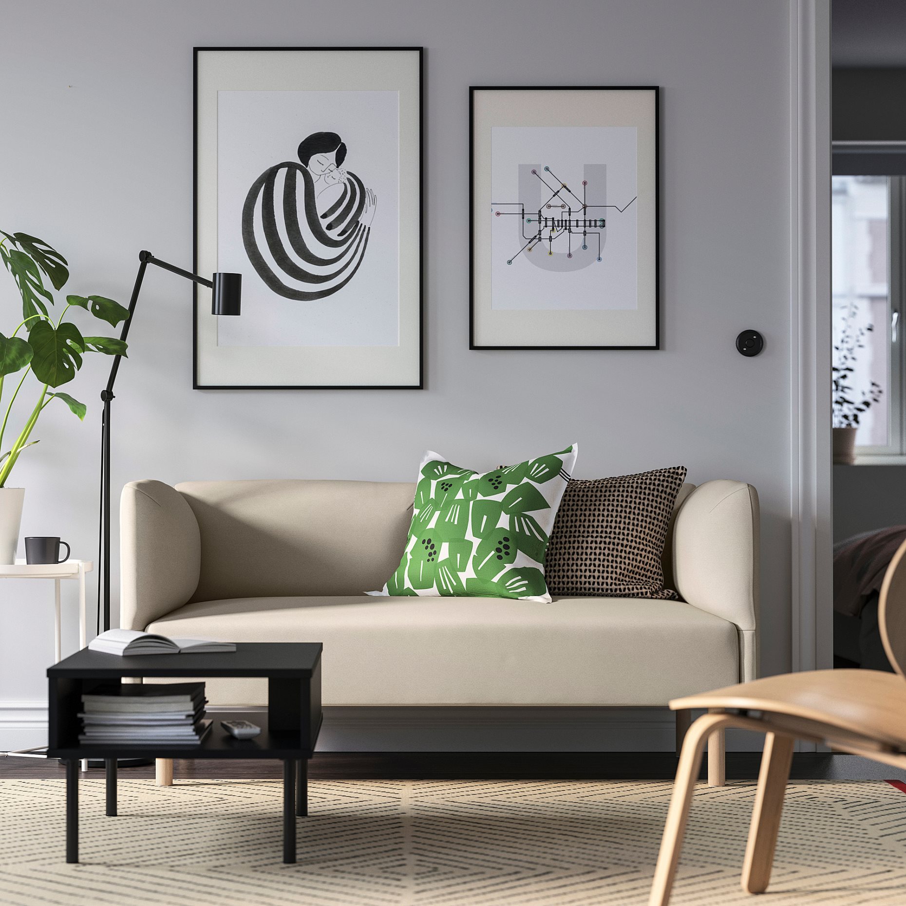 LILLEHEM, 2-seat modular sofa, 894.712.85