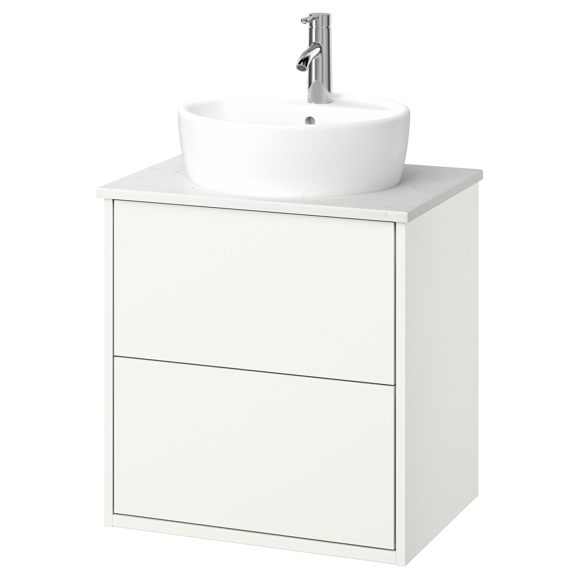 HAVBACK/TORNVIKEN, wash-stand with drawers/wash-basin/tap, 62x49x79 cm, 895.138.22