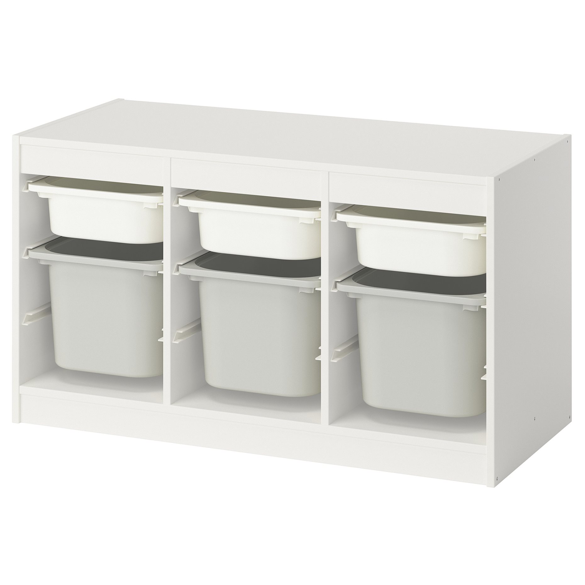 TROFAST, storage combination with boxes, 99x44x56 cm, 895.744.67