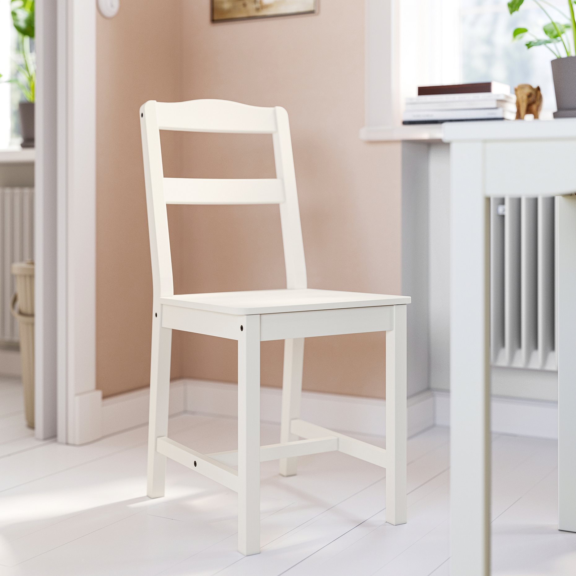 HAUGA/HAUGA, table and 4 chairs, 118x74 cm, 895.748.63