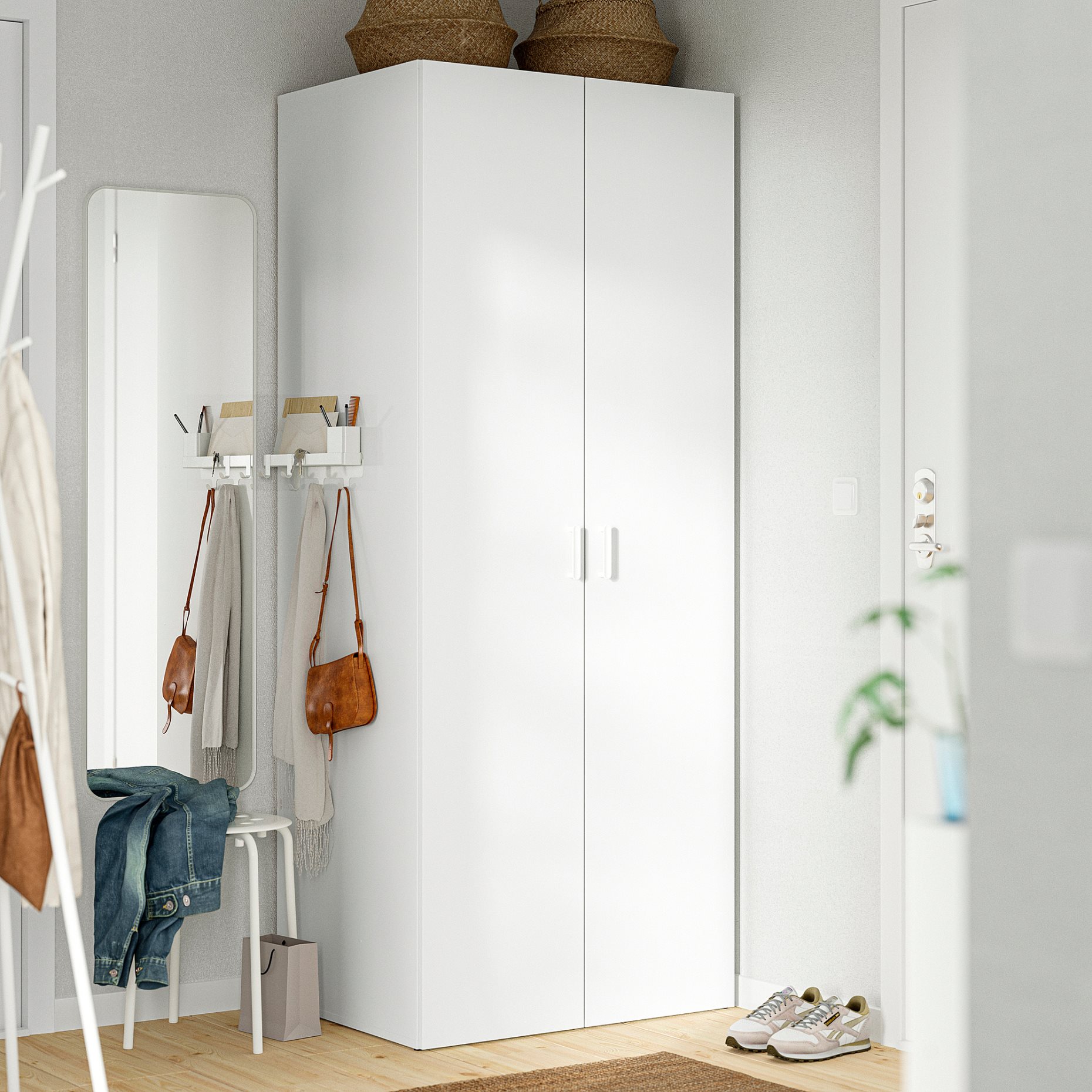 LASTARE, wardrobe combination, 80x62x200 cm, 896.028.75