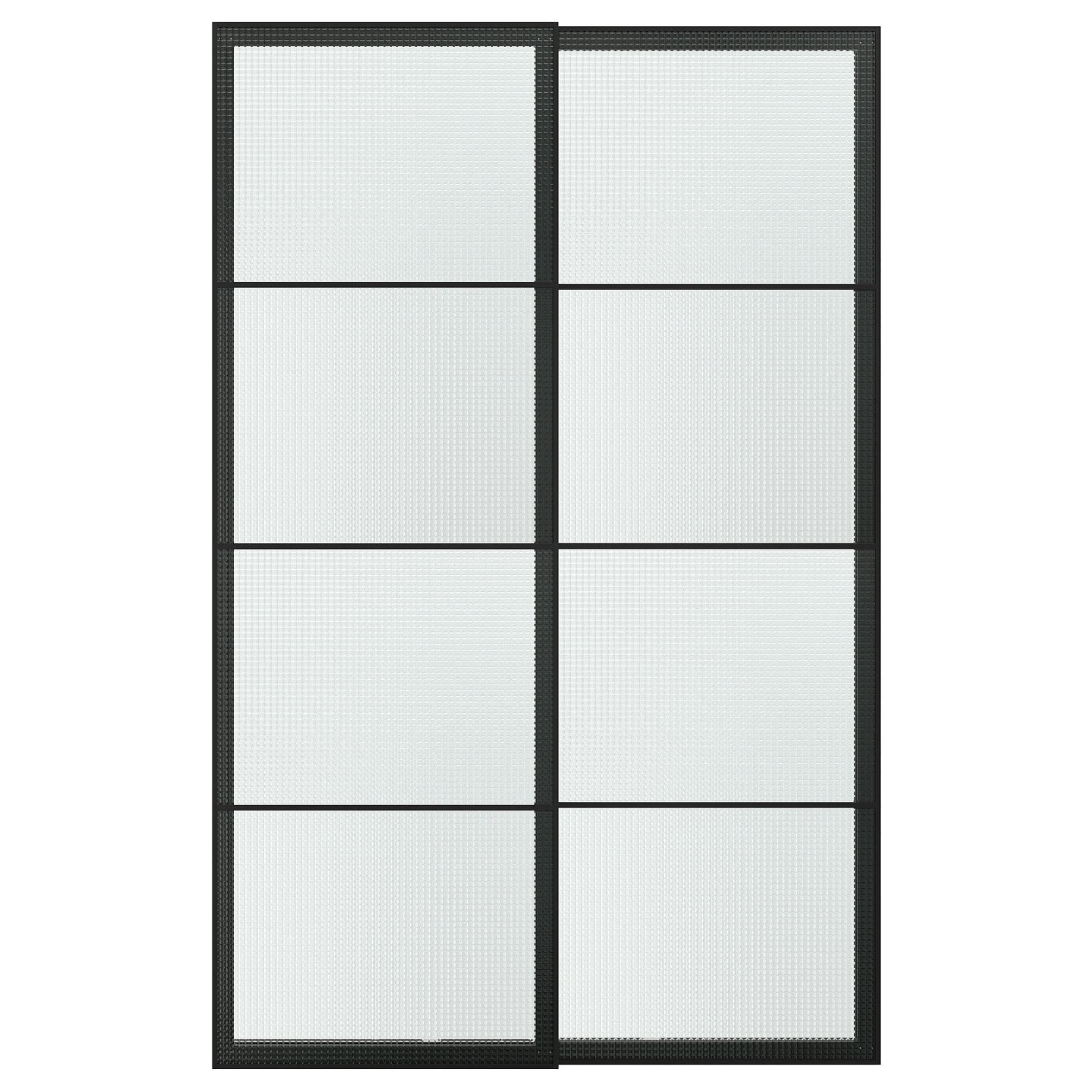 LUNDBRÄSMA, pair of sliding doors, 150x236 cm, 896.190.55
