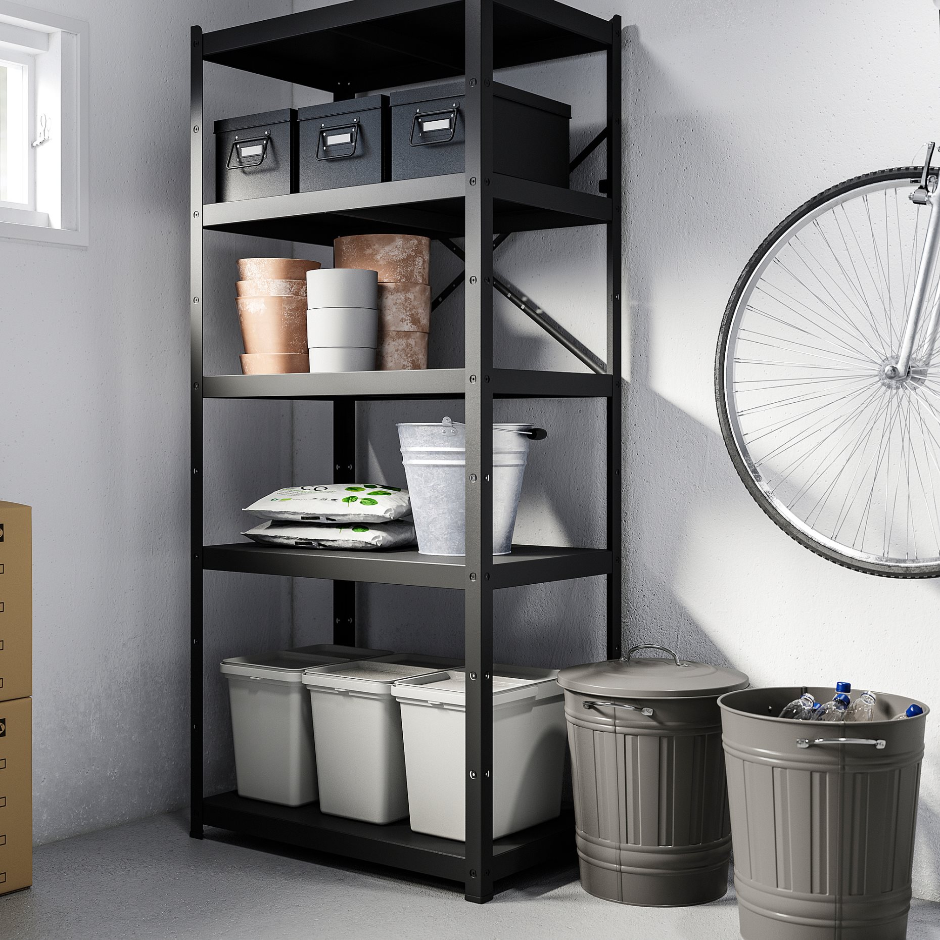 KNODD, κάδος με καπάκι, 903.153.12