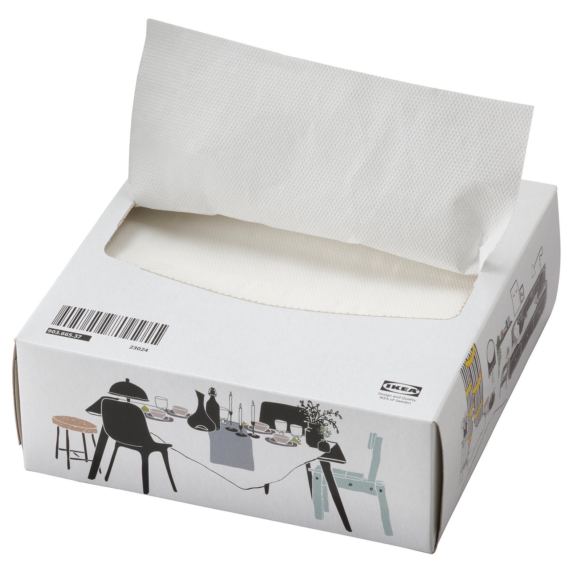 FAMILJ, paper napkin 16x32 cm, 100 pack 200g, 903.665.37