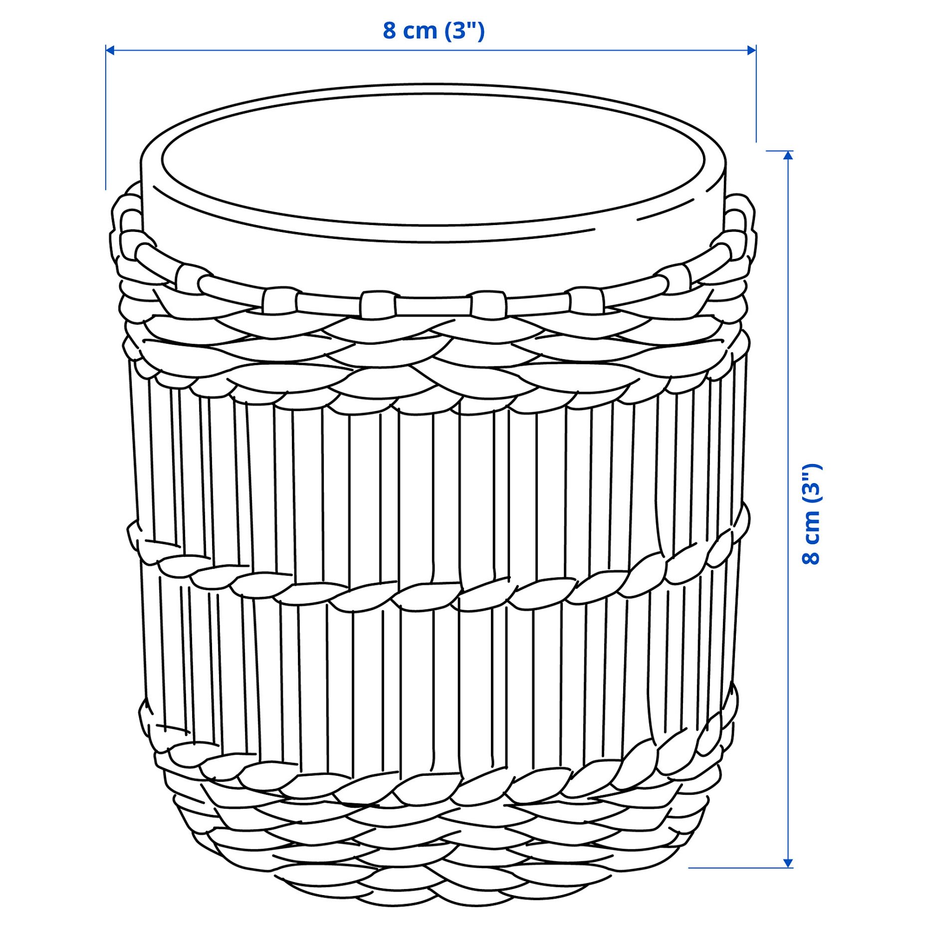 SLIPPRIG, tealight holder/handmade, 905.314.10