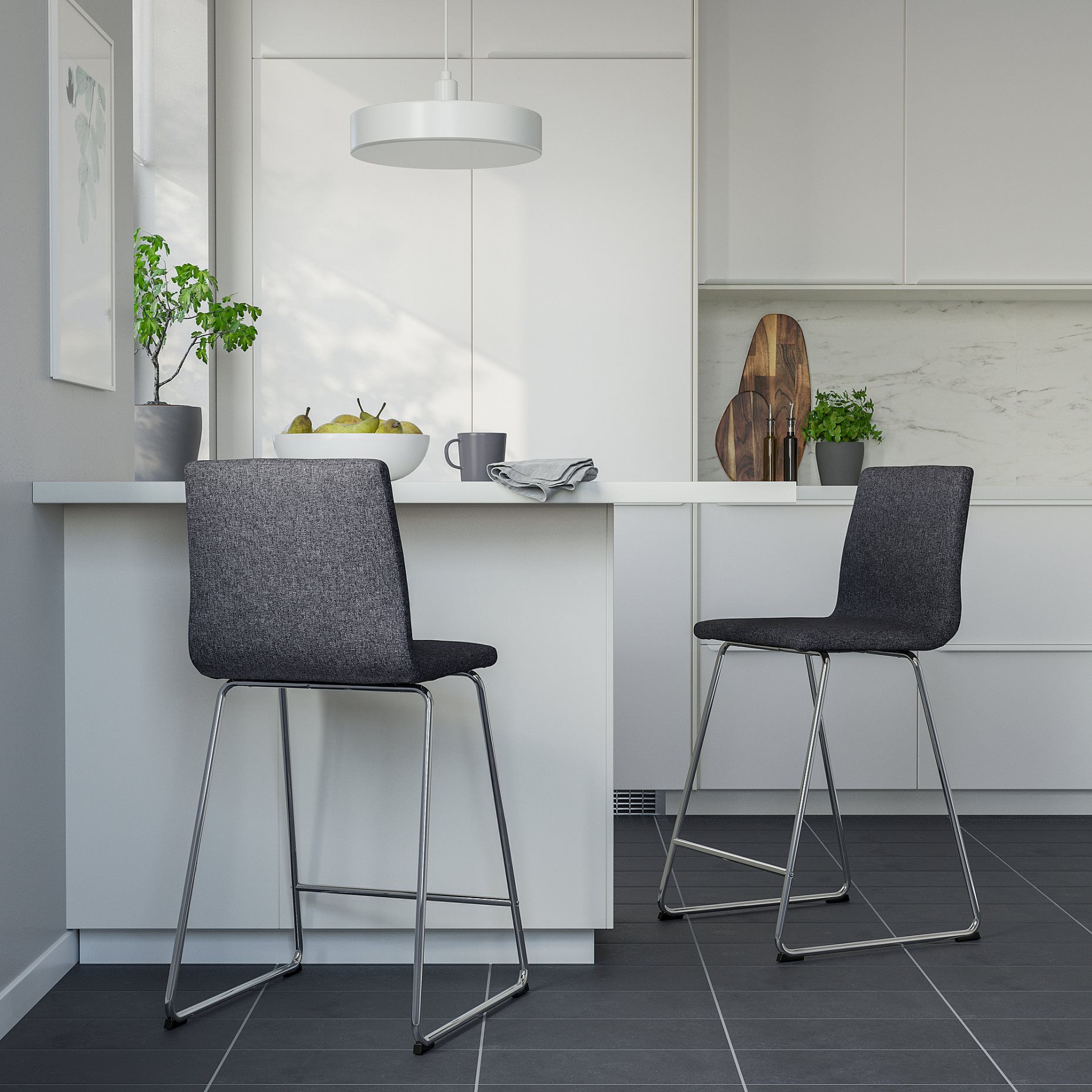 LILLÅNÄS, bar stool, 63 cm, 905.347.91
