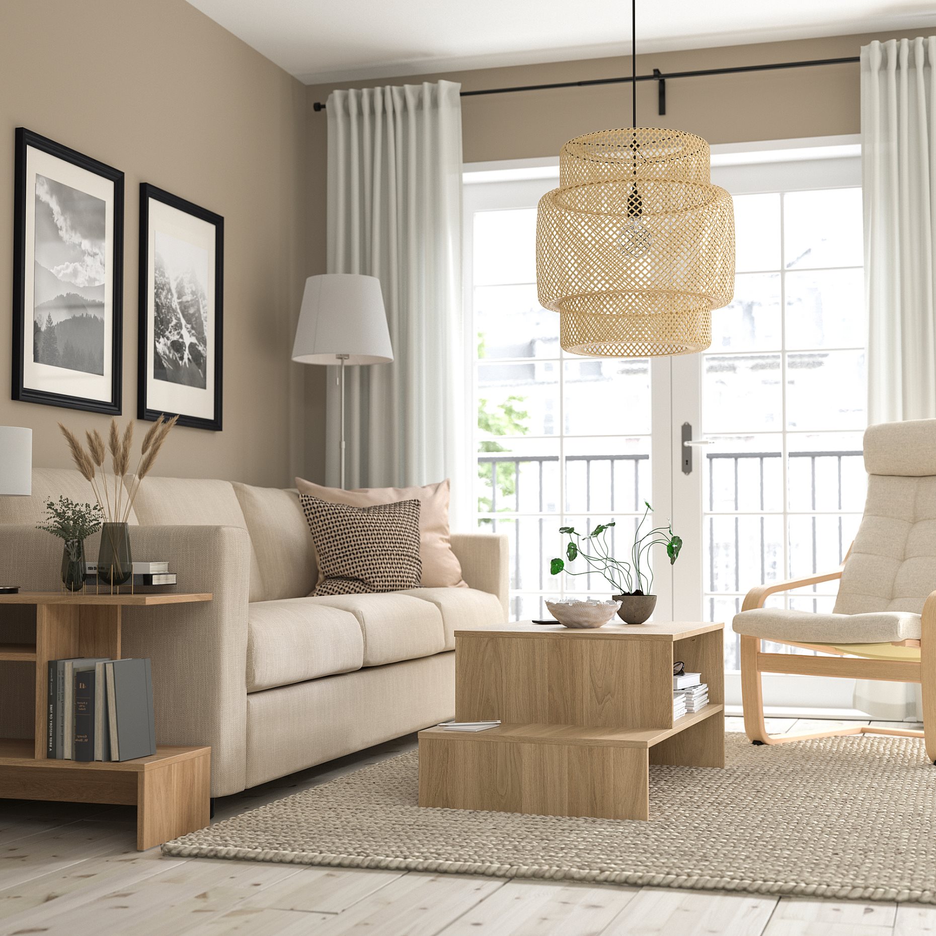 HOLMERUD, coffee table, 90x55 cm, 905.407.06